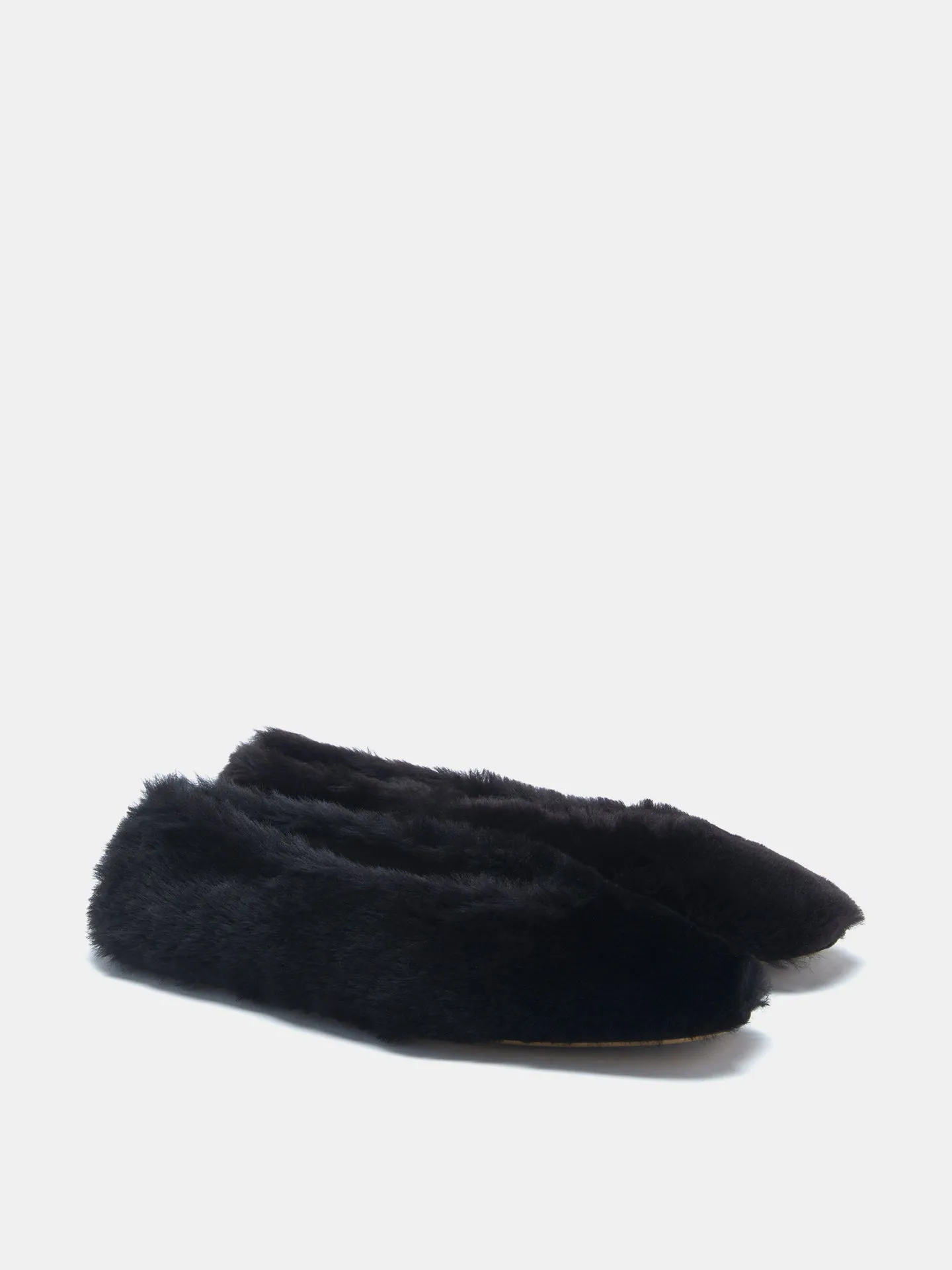 Luna Slipper / Black Shearling sold by Le Monde Beryl product image thumbnail 2