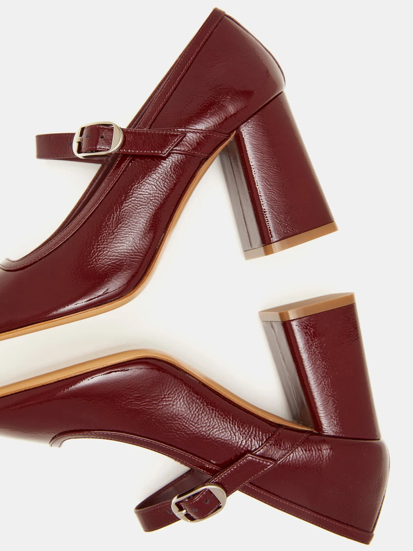 Ballet Mary Jane Pump / Oxblood Patent Leather sold by Le Monde Beryl product image thumbnail 3