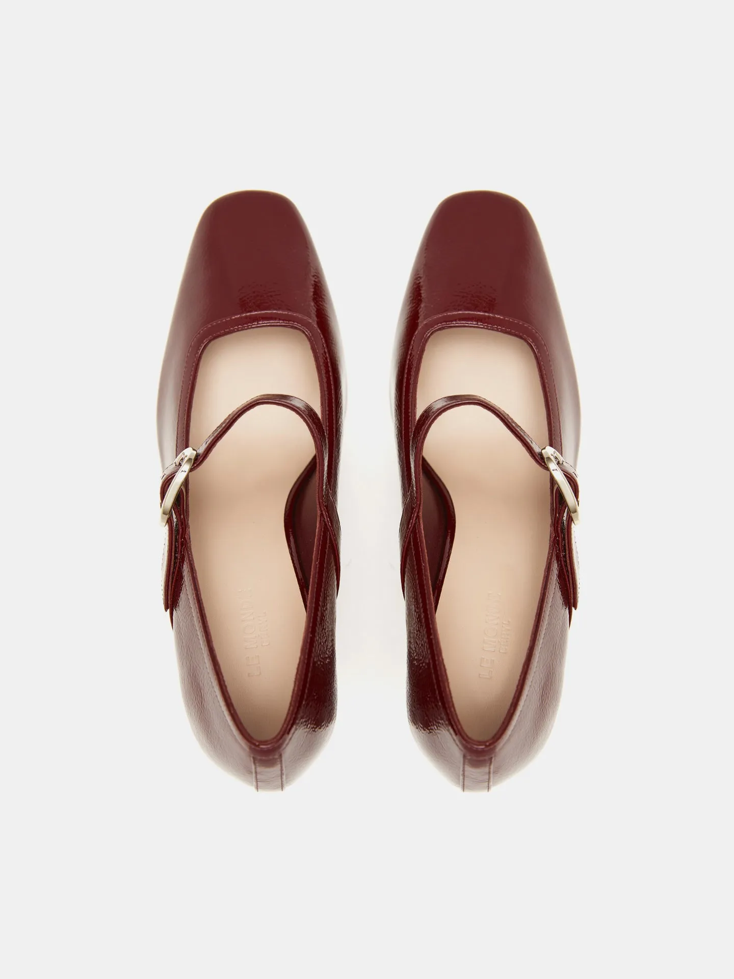 Ballet Mary Jane Pump / Oxblood Patent Leather sold by Le Monde Beryl product image thumbnail 2