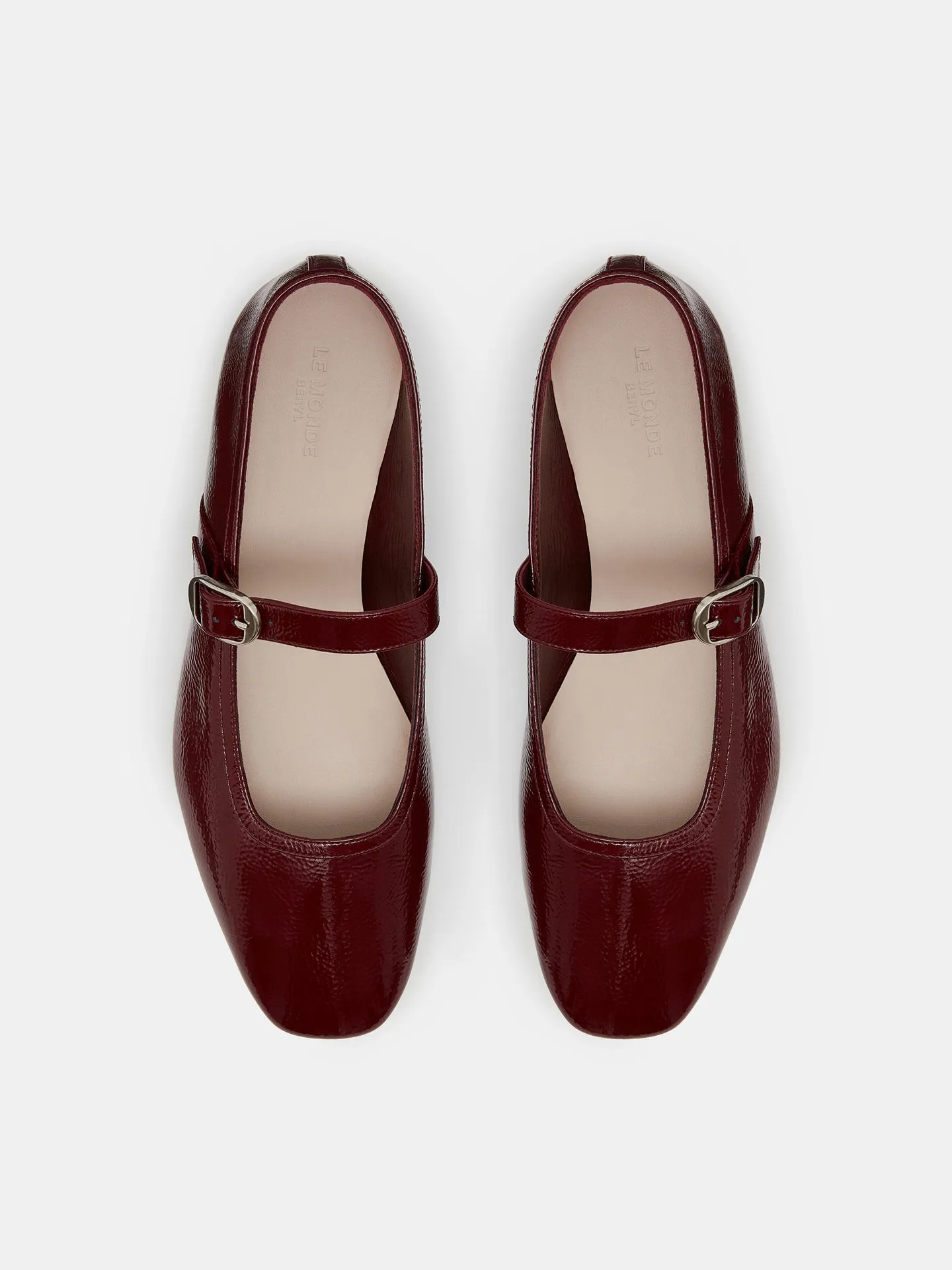 Ballet Mary Jane / Oxblood Patent Leather sold by Le Monde Beryl product image thumbnail 3