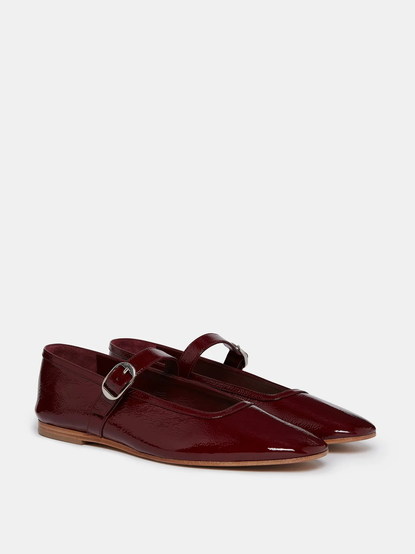 Ballet Mary Jane / Oxblood Patent Leather sold by Le Monde Beryl product image thumbnail 2