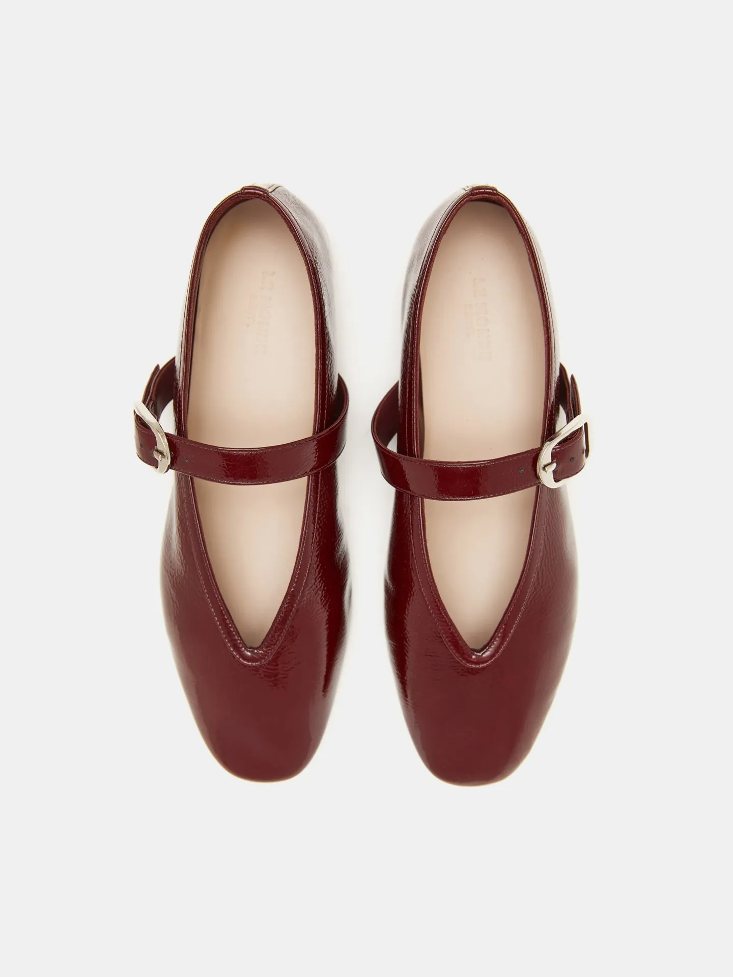 Stella Slipper / Oxblood Red Patent Leather sold by Le Monde Beryl product image thumbnail 2
