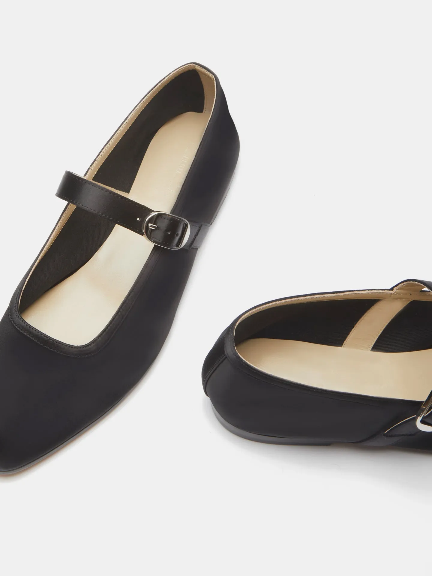 Ballet Mary Jane / Black Satin sold by Le Monde Beryl product image thumbnail 4