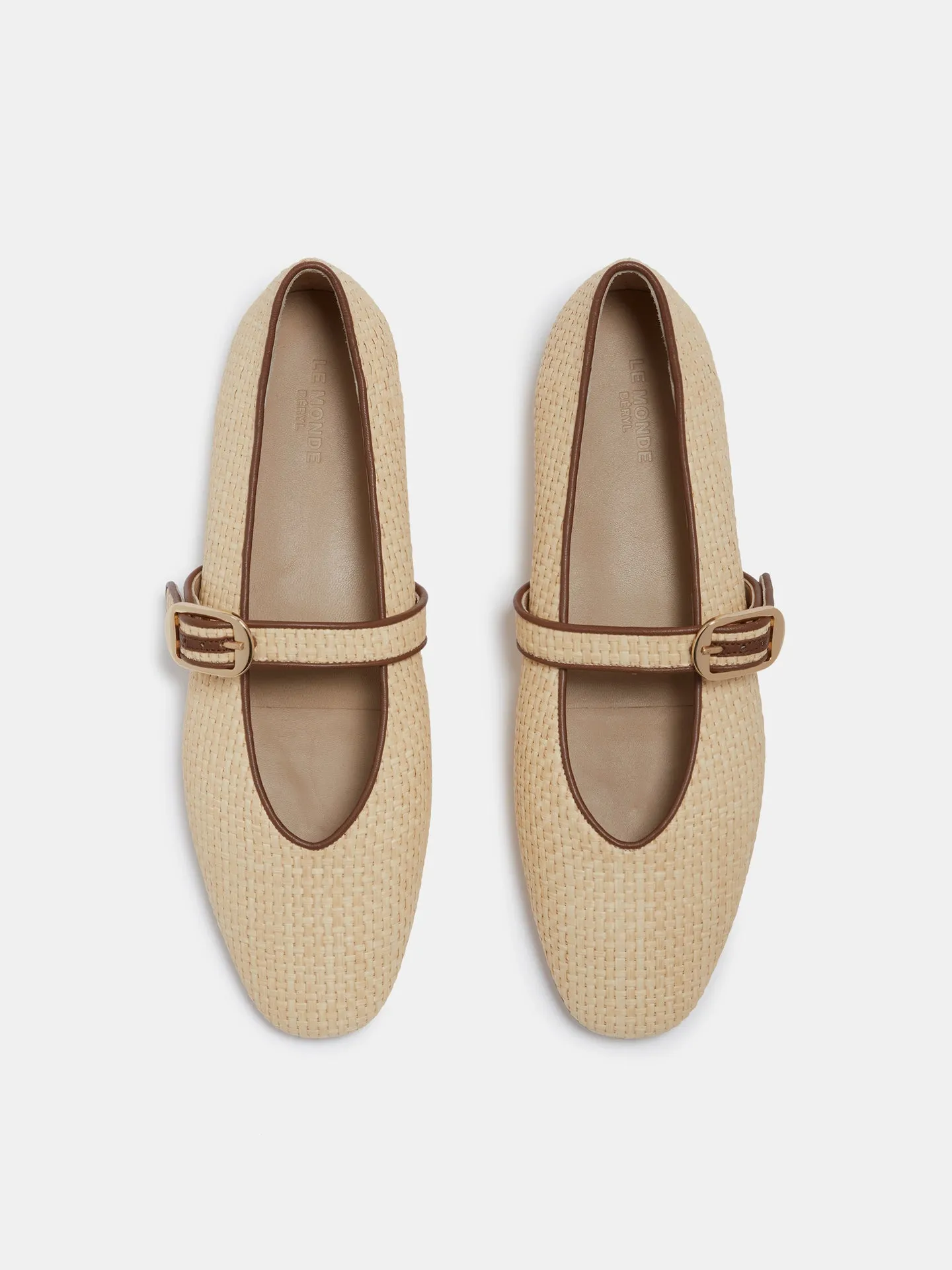 Stella Slipper / Beige Raffia sold by Le Monde Beryl product image thumbnail 2