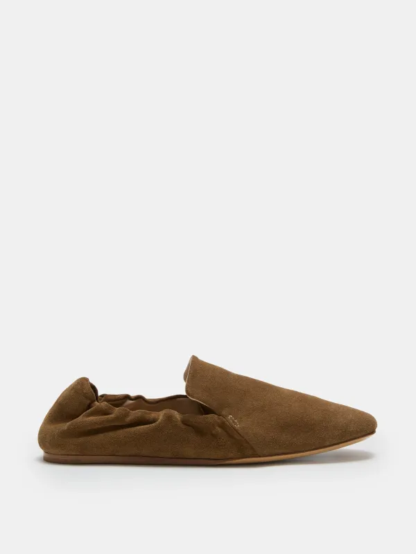 Orlando Moccasin / Taupe Suede sold by Le Monde Beryl