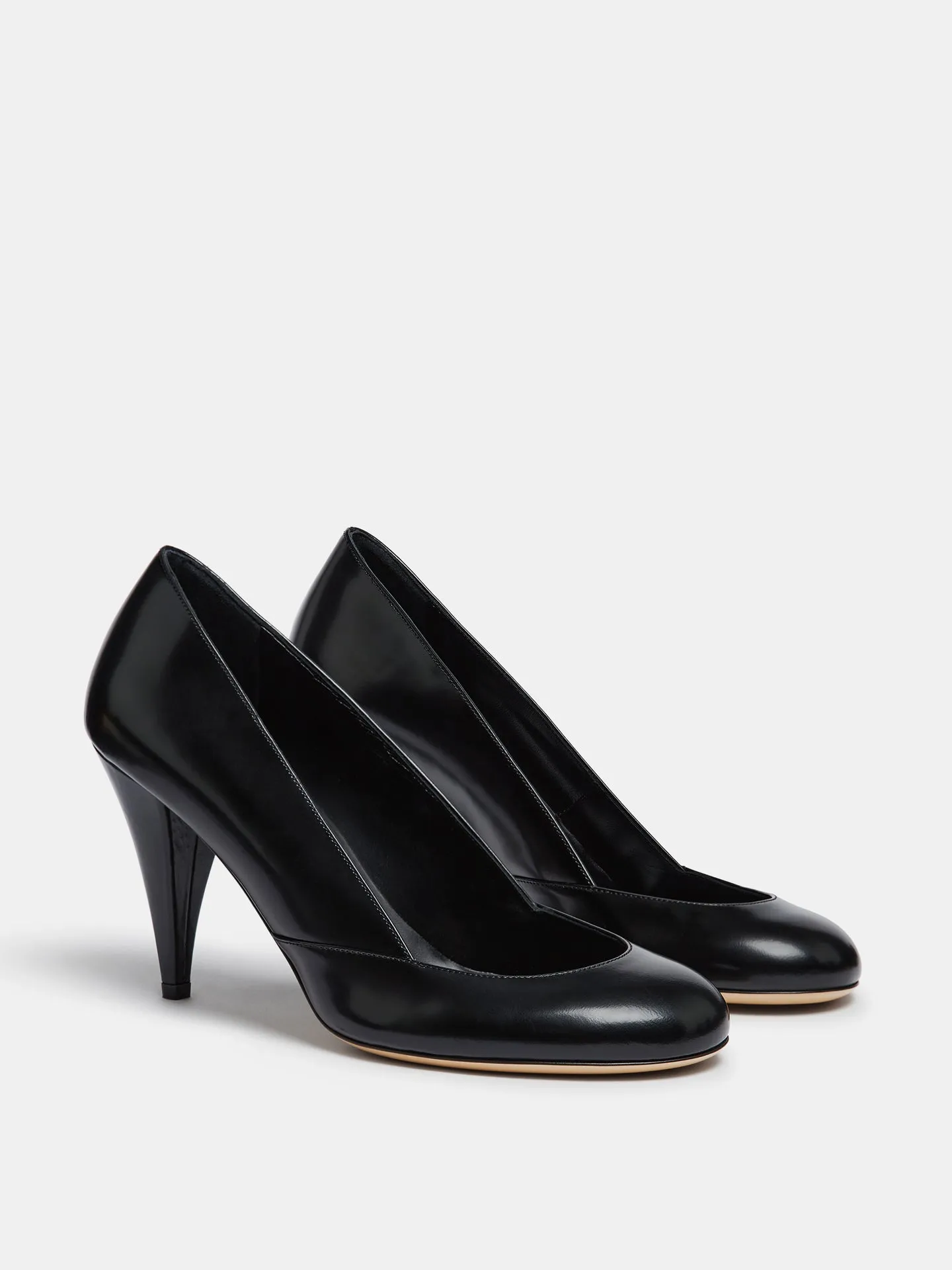 Kim Sion Sable Pump / Black Leather sold by Le Monde Beryl product image thumbnail 2