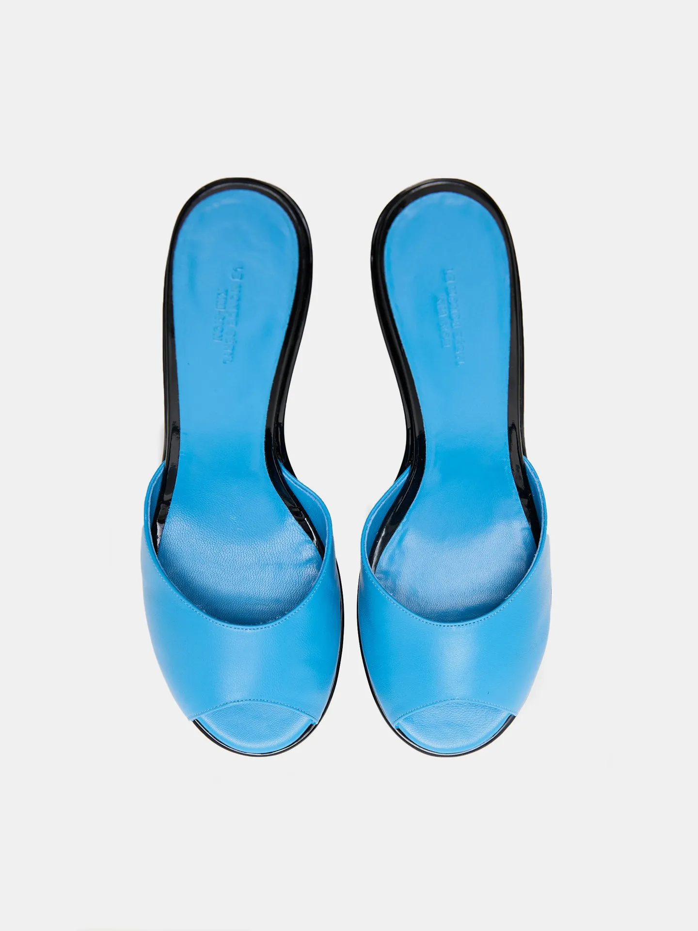 Kim Sion Cherry Mule / Azur Leather sold by Le Monde Beryl product image thumbnail 3