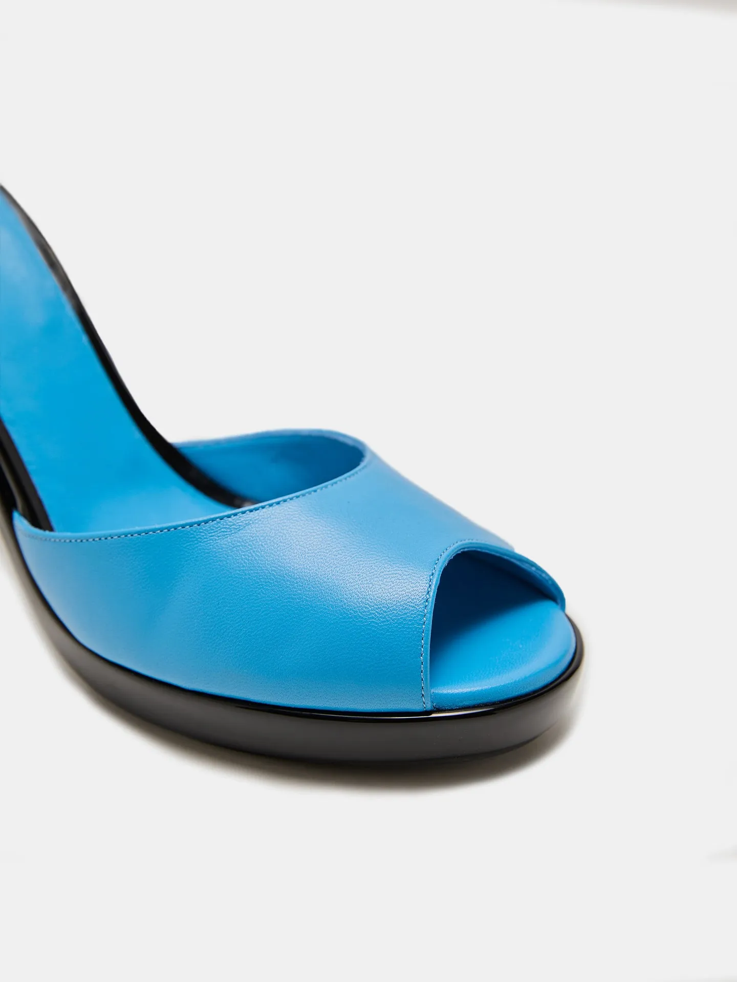 Kim Sion Cherry Mule / Azur Leather sold by Le Monde Beryl product image thumbnail 4