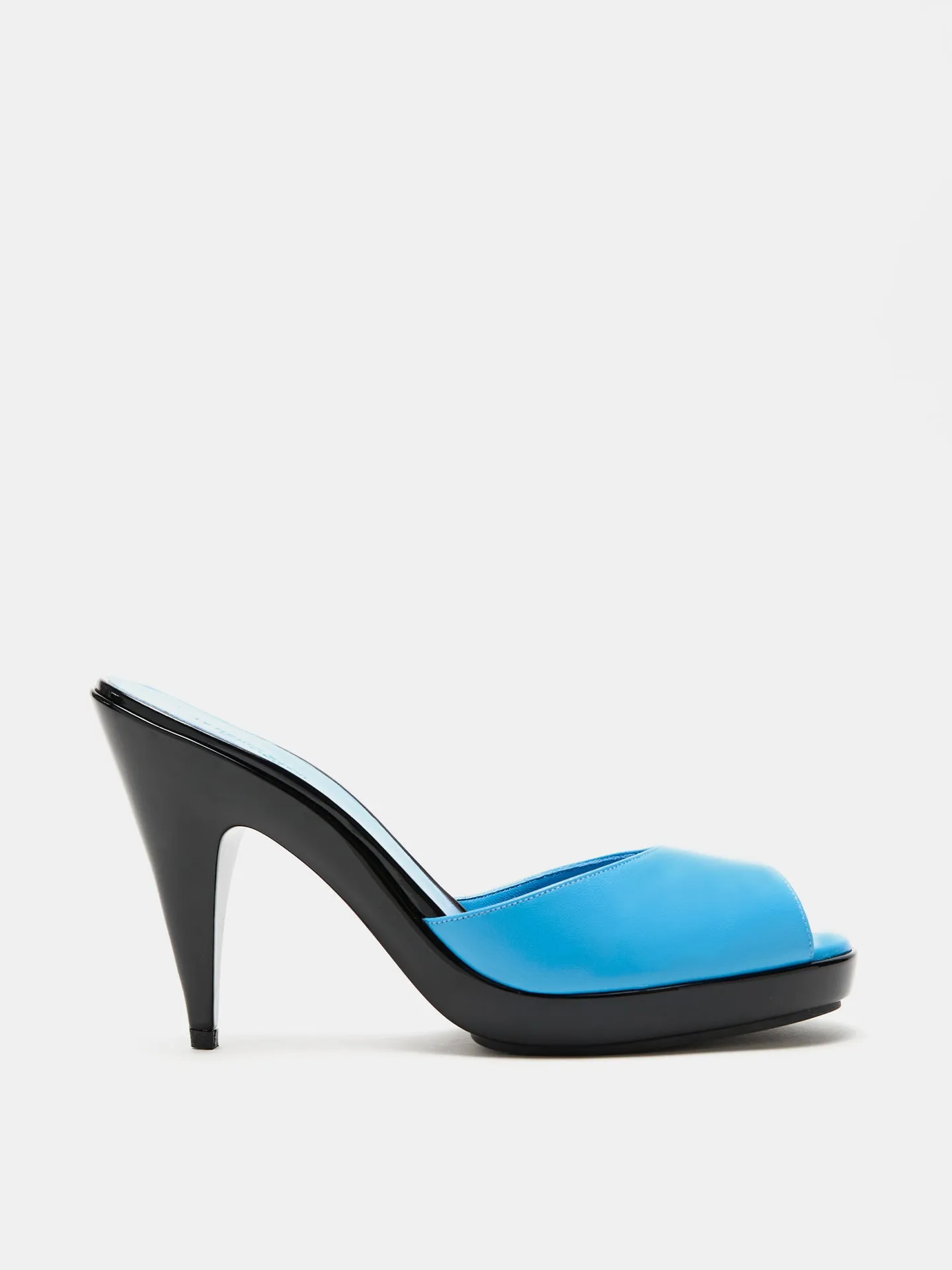 Kim Sion Cherry Mule / Azur Leather sold by Le Monde Beryl