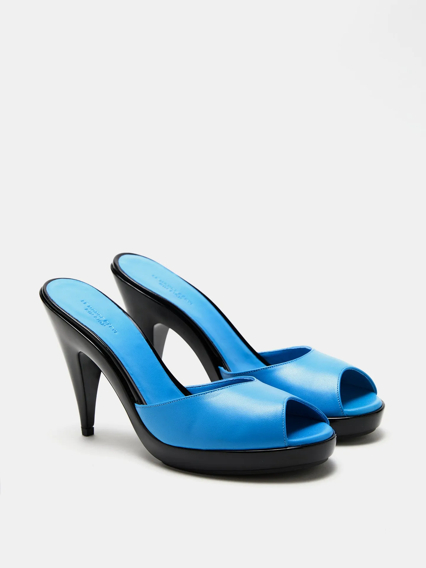 Kim Sion Cherry Mule / Azur Leather sold by Le Monde Beryl product image thumbnail 2