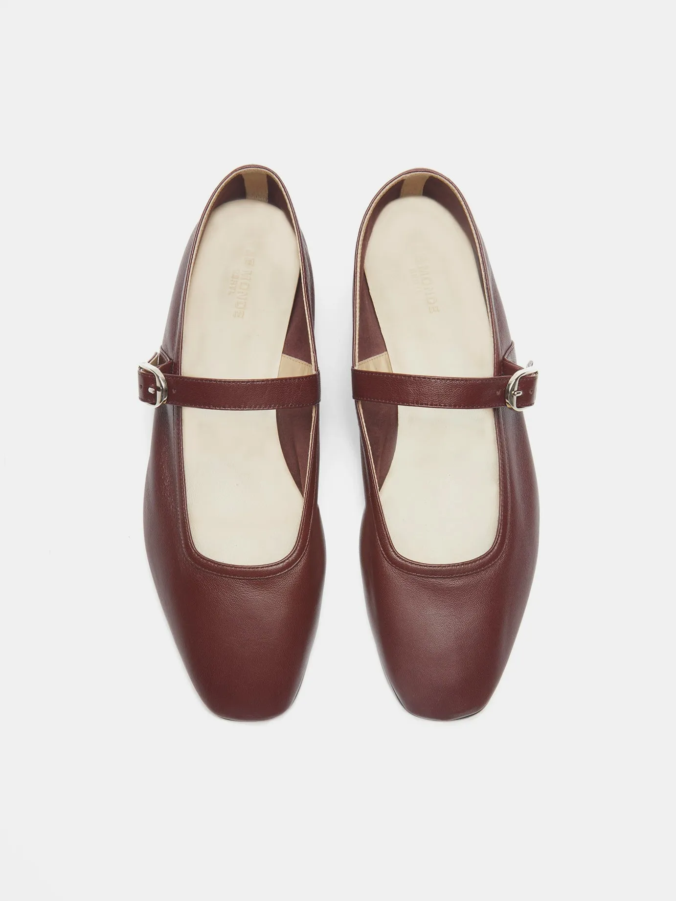 Ballet Mary Jane / Oxblood Leather sold by Le Monde Beryl product image thumbnail 3