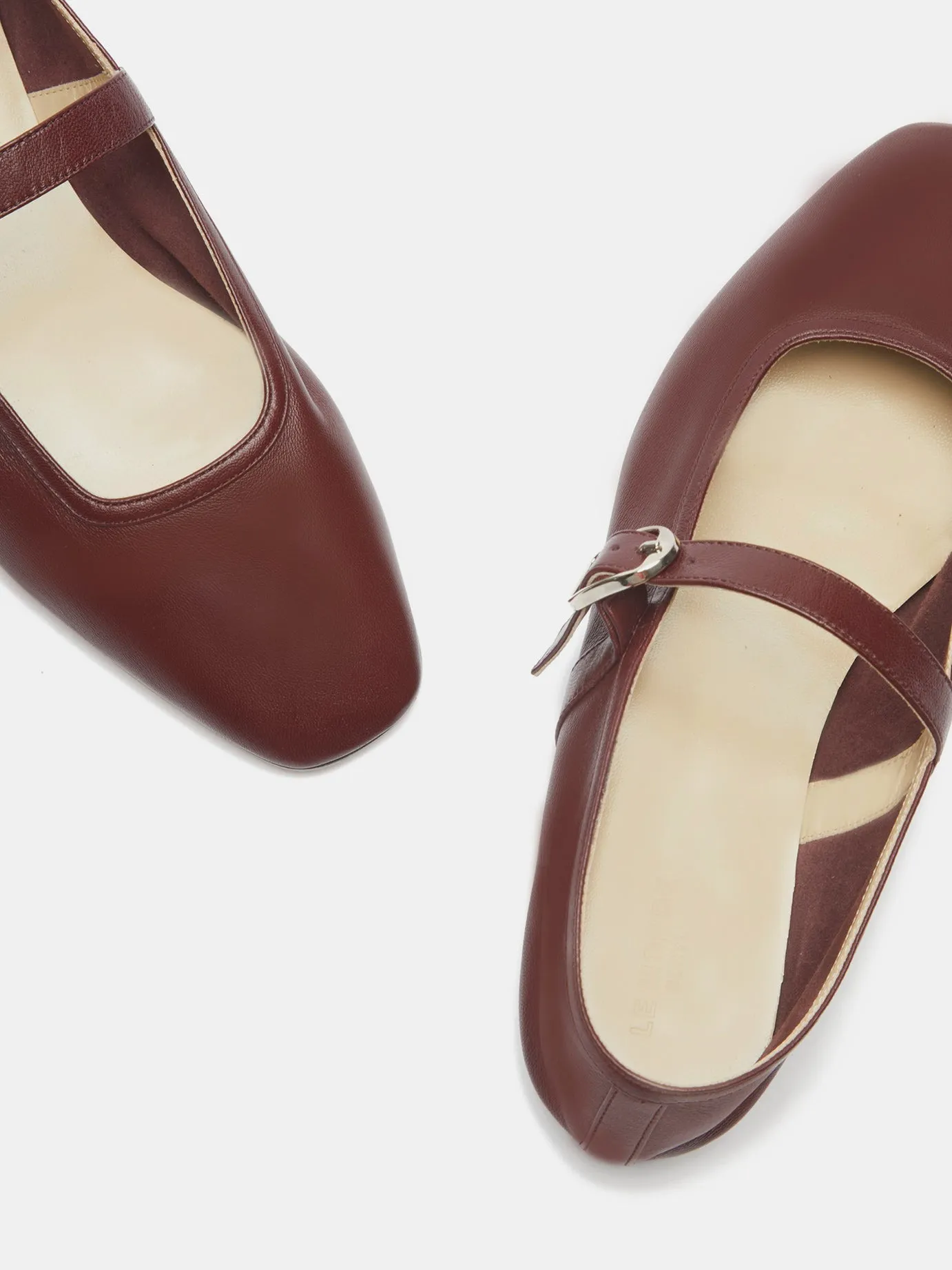 Ballet Mary Jane / Oxblood Leather sold by Le Monde Beryl product image thumbnail 4