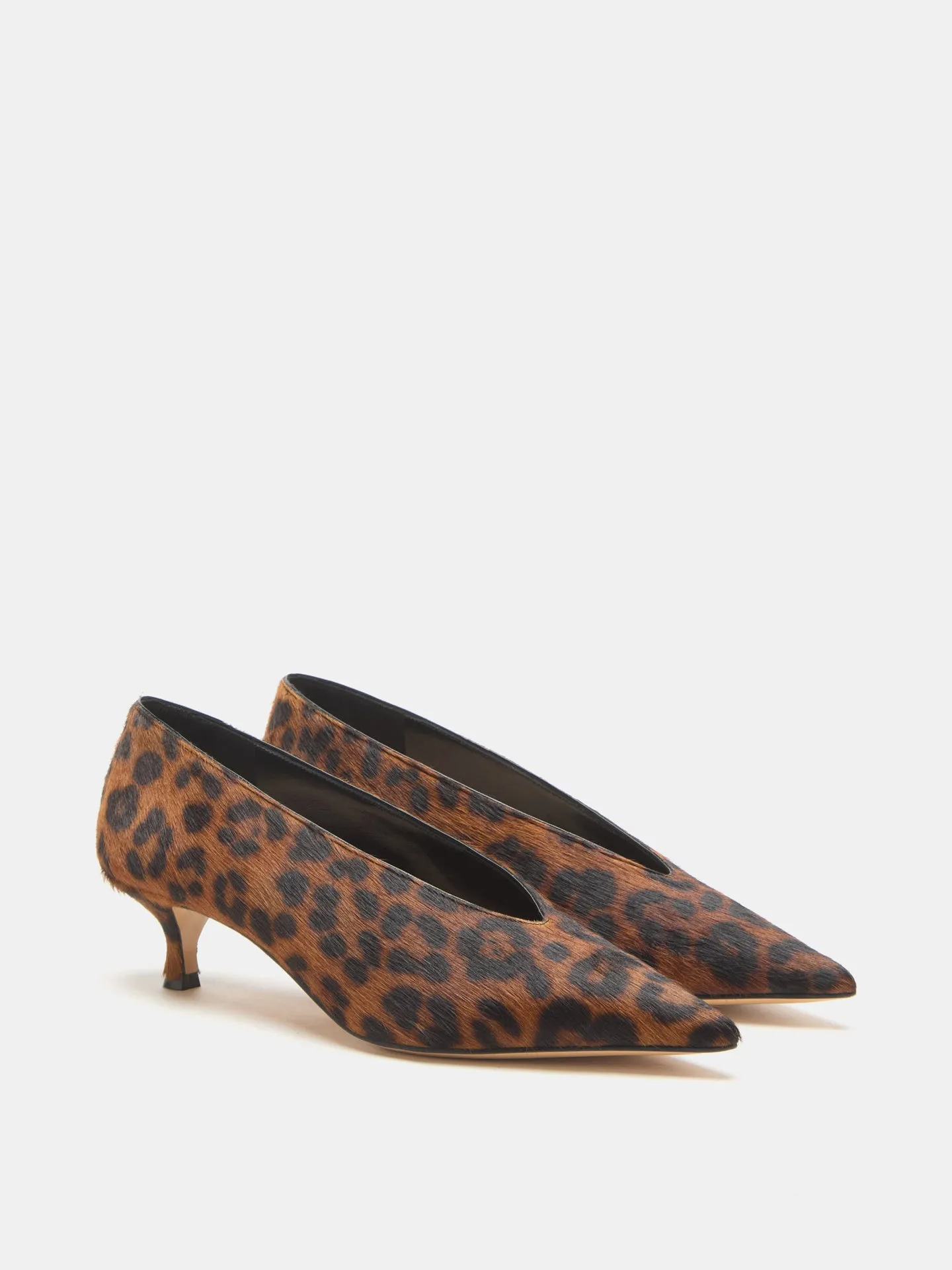 Babouche Kitten / Leopard Calf Hair sold by Le Monde Beryl product image thumbnail 2