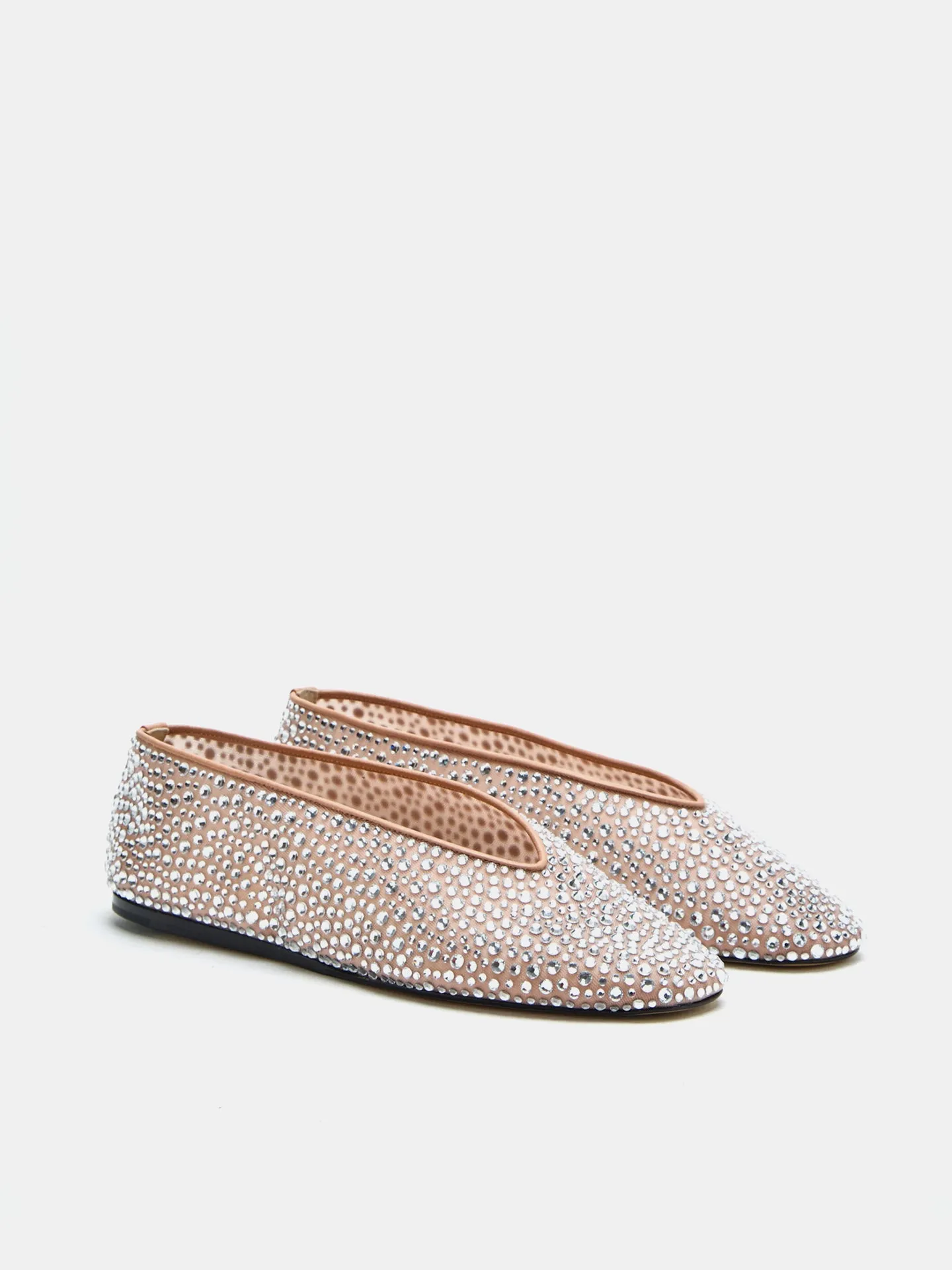 Luna Slipper / Fawn Mesh Crystal sold by Le Monde Beryl product image thumbnail 2