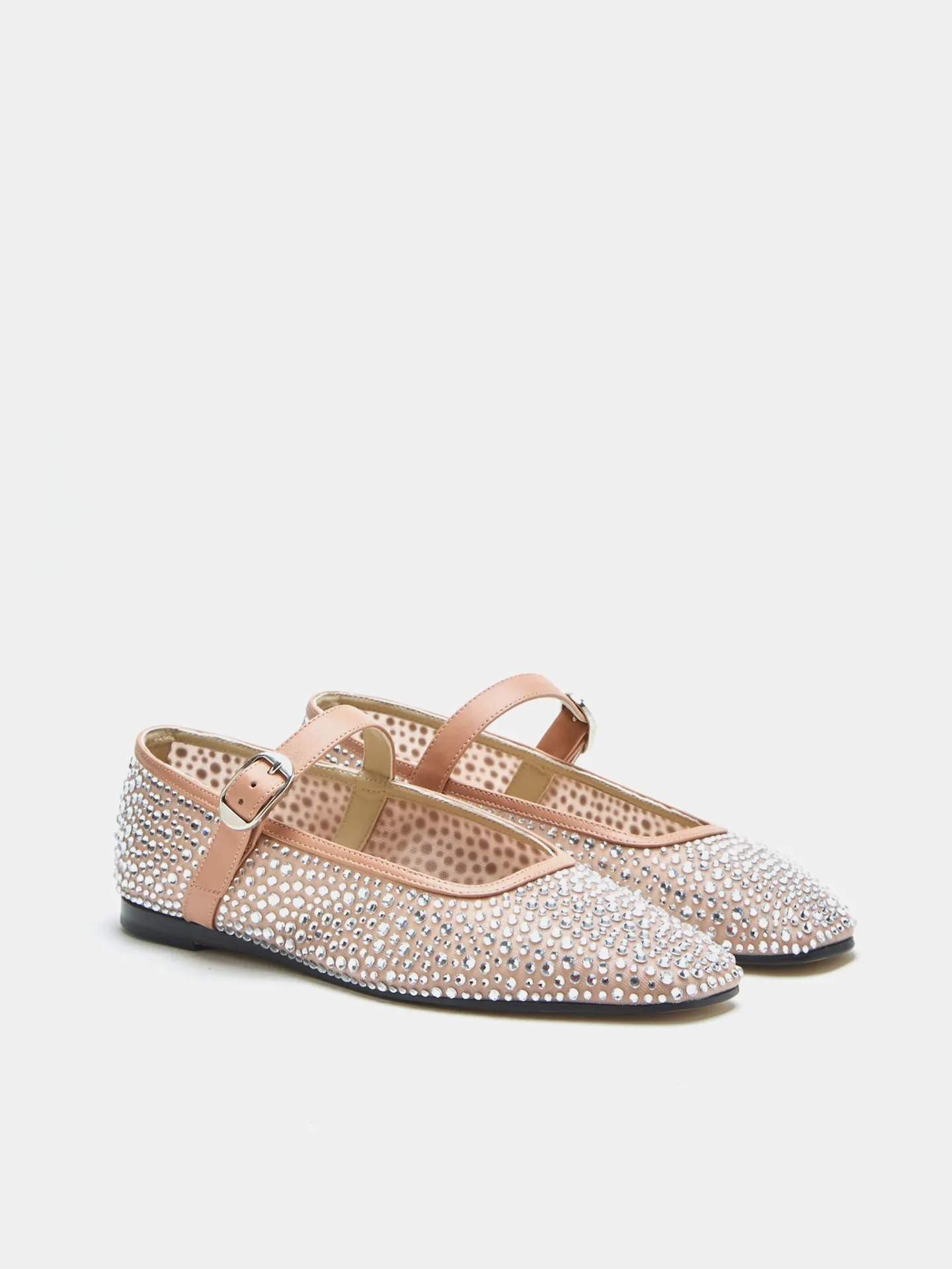 Ballet Mary Jane / Fawn Mesh Crystal sold by Le Monde Beryl product image thumbnail 2