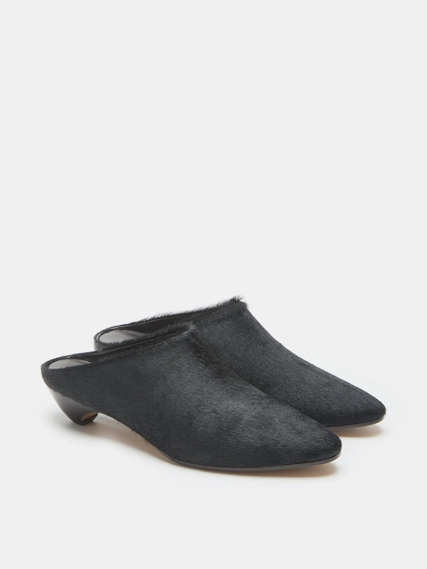 Allegra Mule / Black Calf Hair sold by Le Monde Beryl product image thumbnail 2