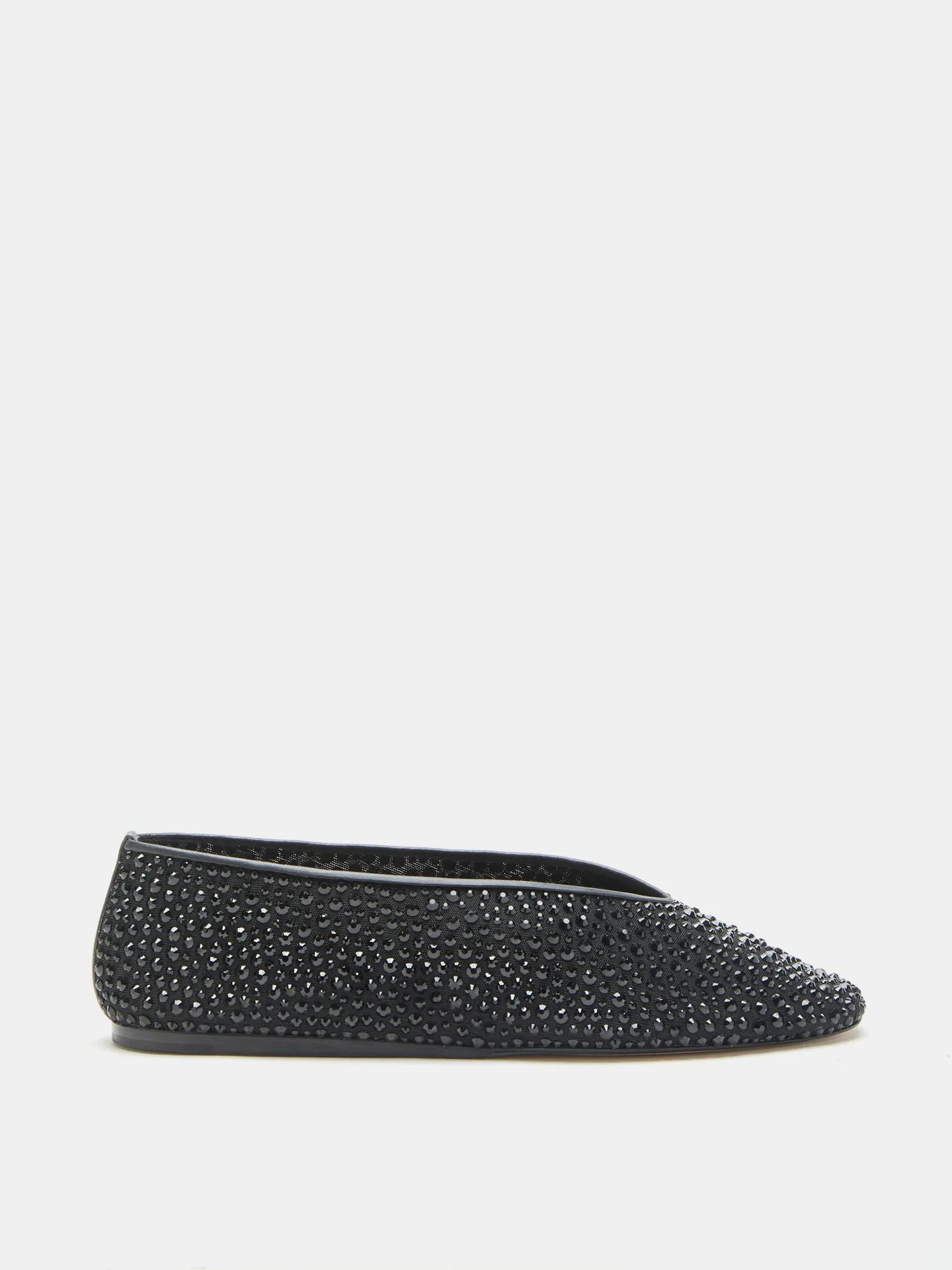 Luna Slipper / Black Mesh Crystal sold by Le Monde Beryl