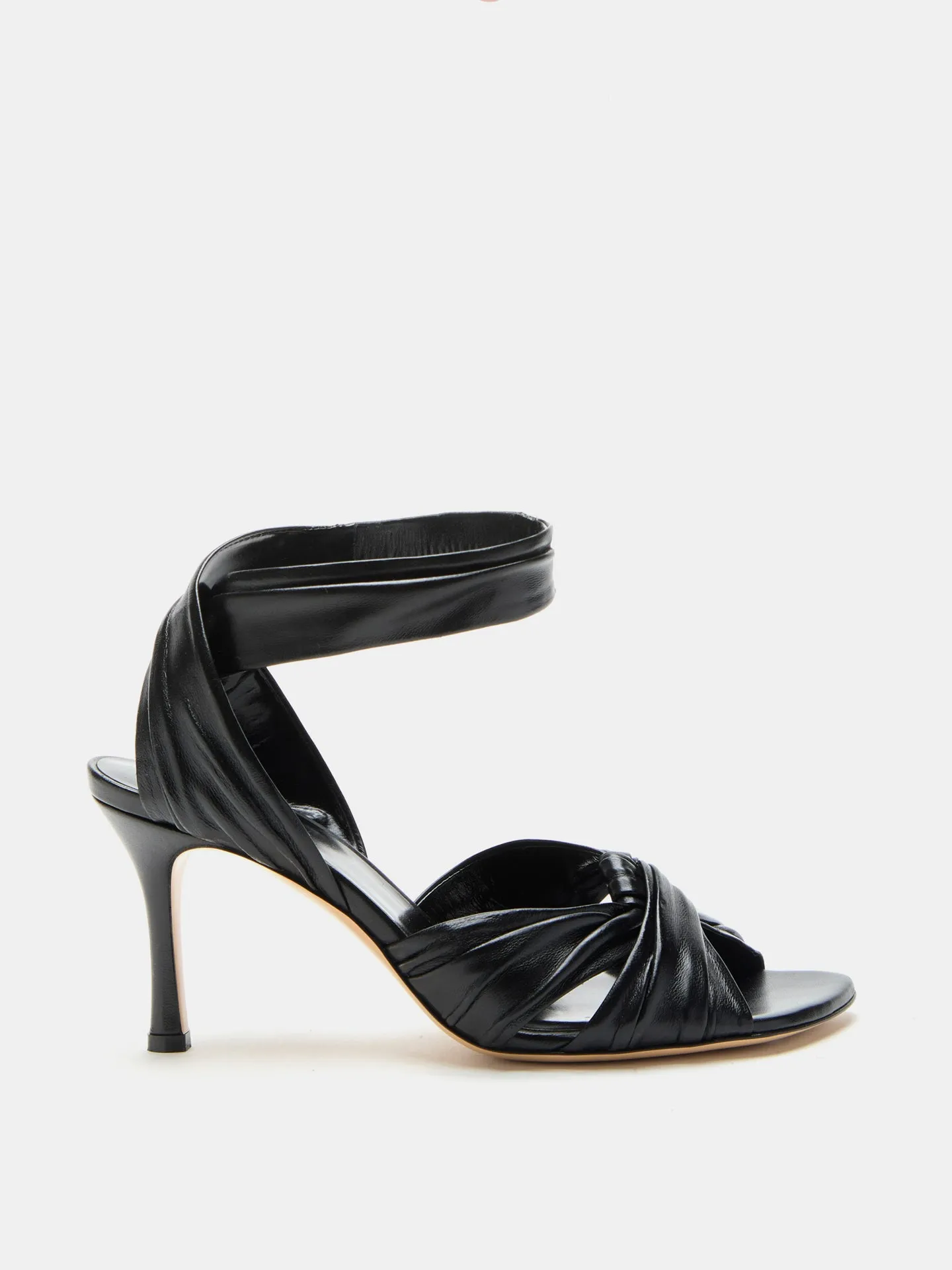 Antonia Pump / Black Leather sold by Le Monde Beryl