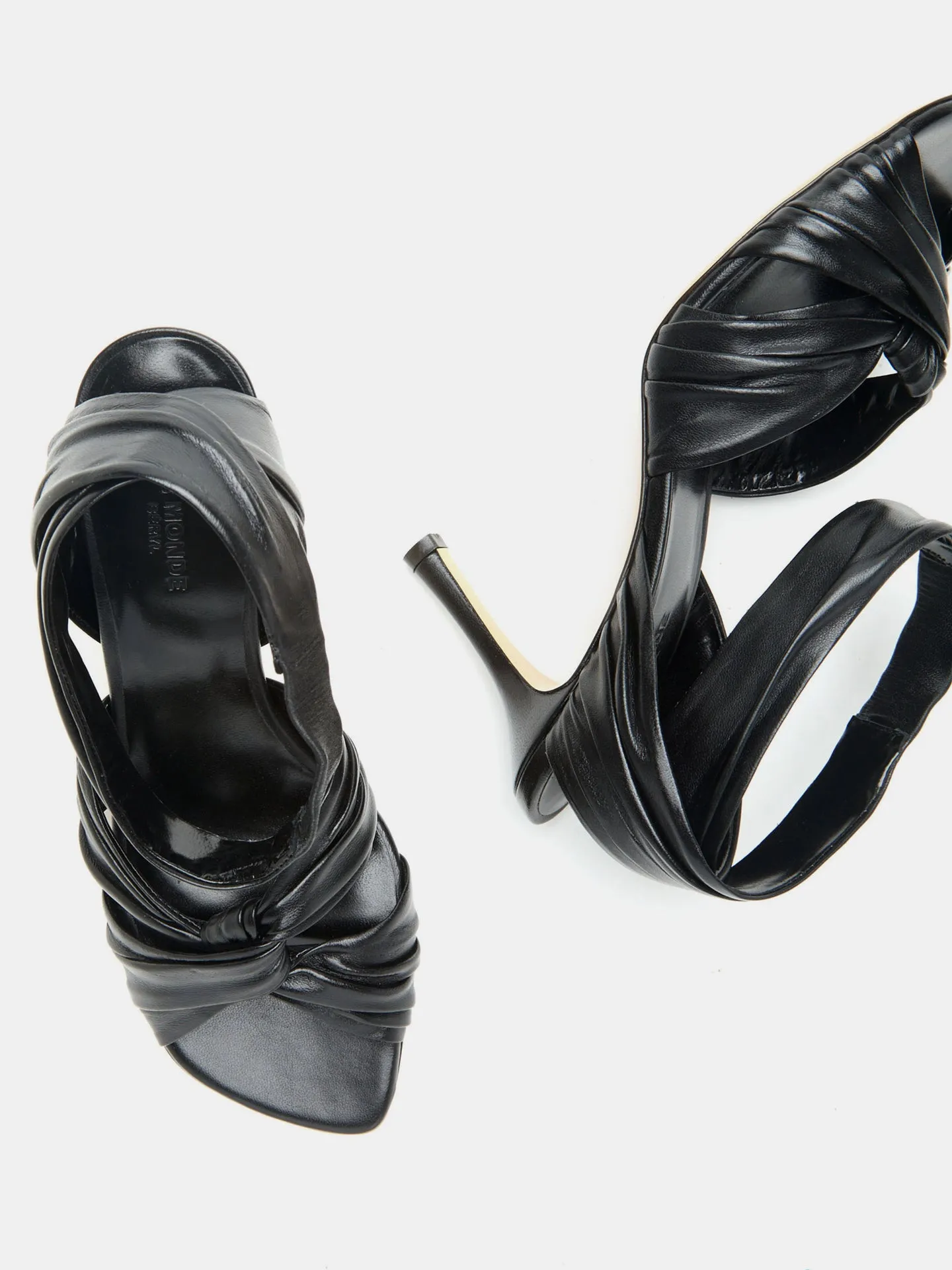 Antonia Pump / Black Leather sold by Le Monde Beryl product image thumbnail 4