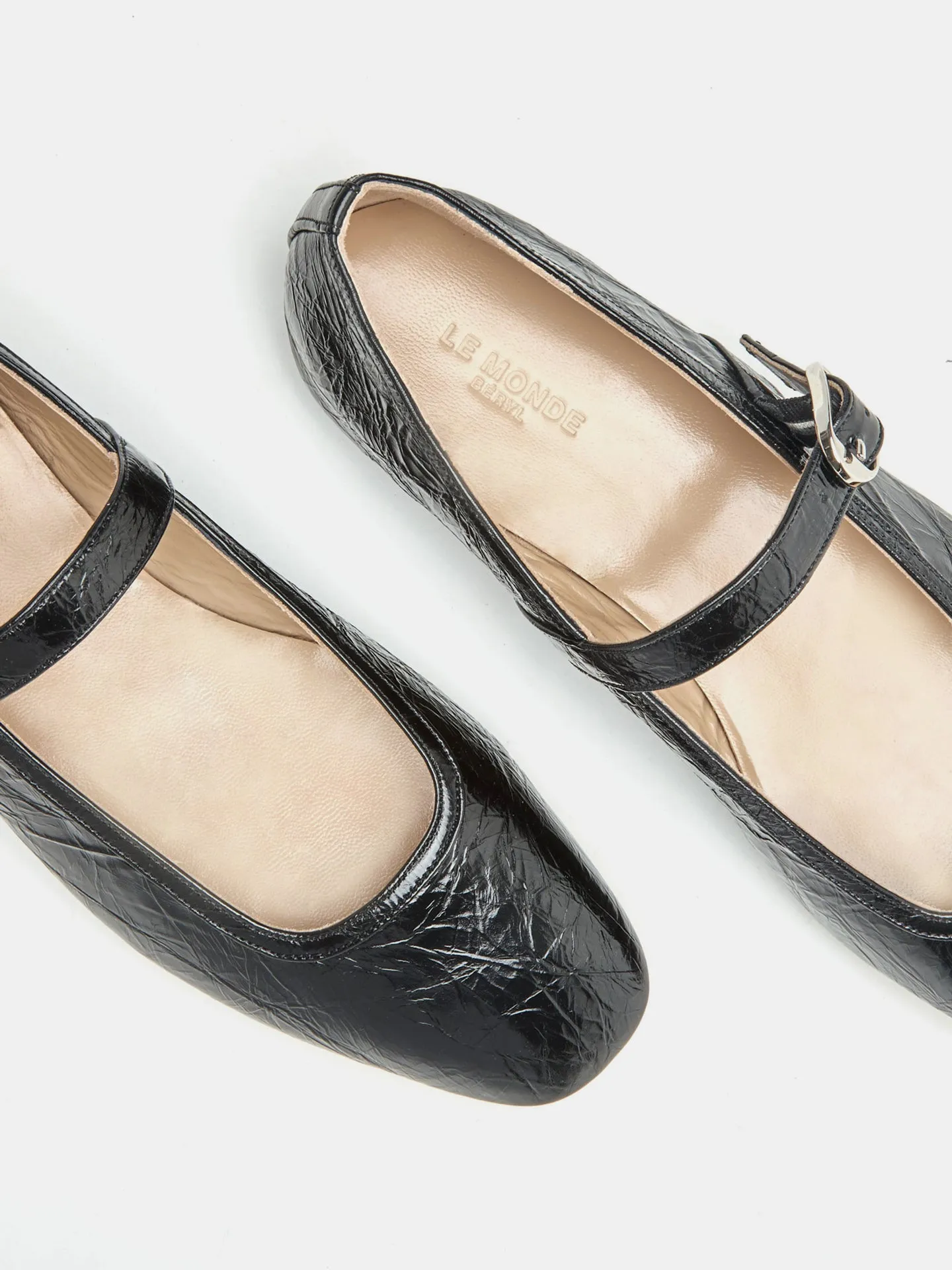 Ballet Mary Jane / Black Naplack Leather sold by Le Monde Beryl product image thumbnail 4