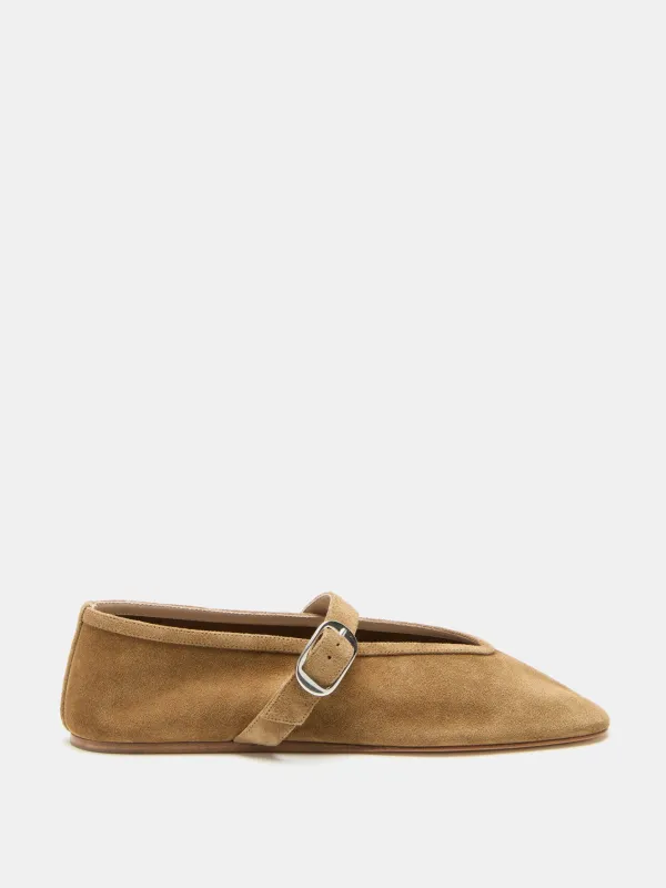 Stella Slipper / Taupe Suede sold by Le Monde Beryl