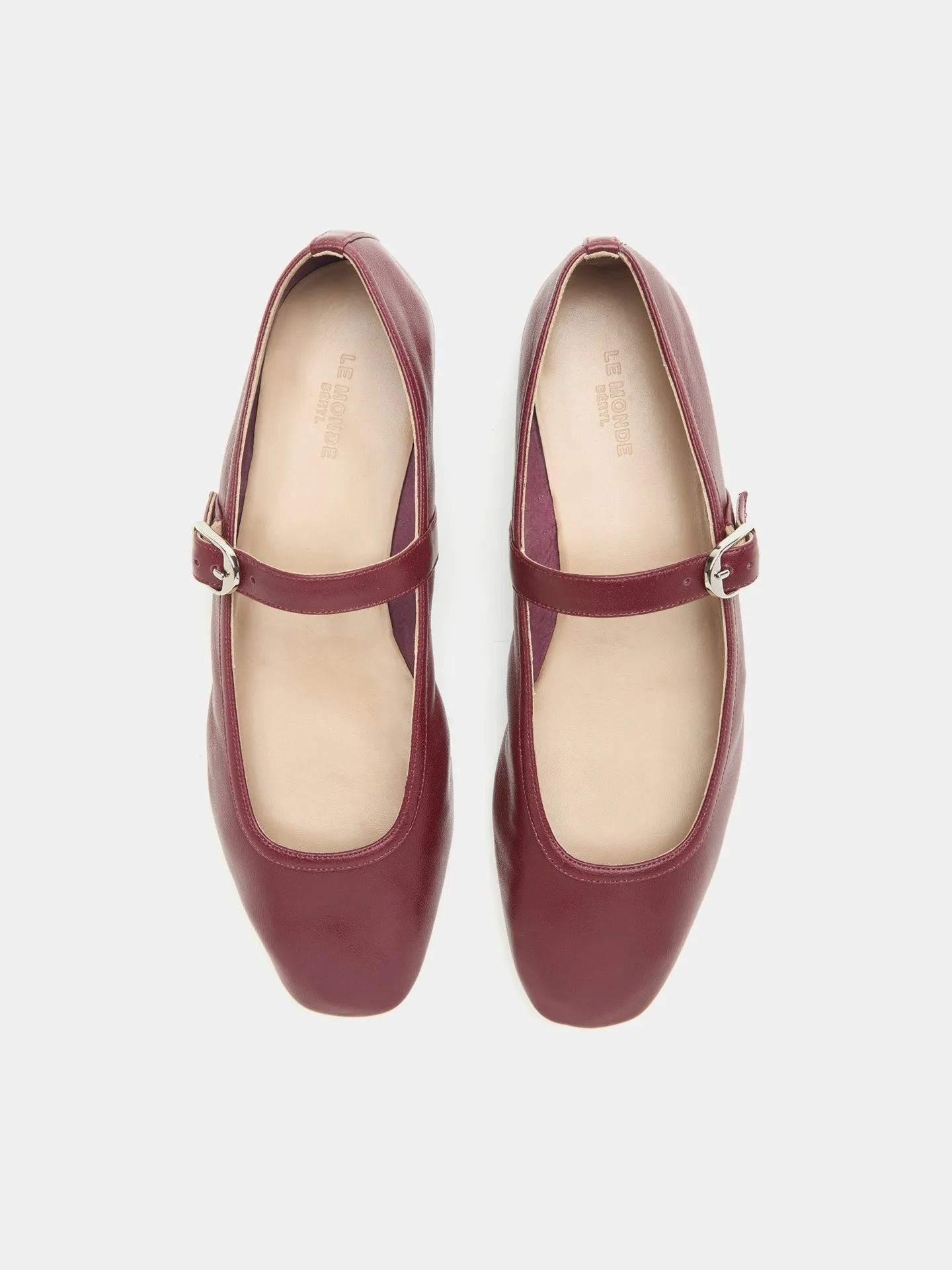 Ballet Mary Jane / Rouge Leather sold by Le Monde Beryl product image thumbnail 3