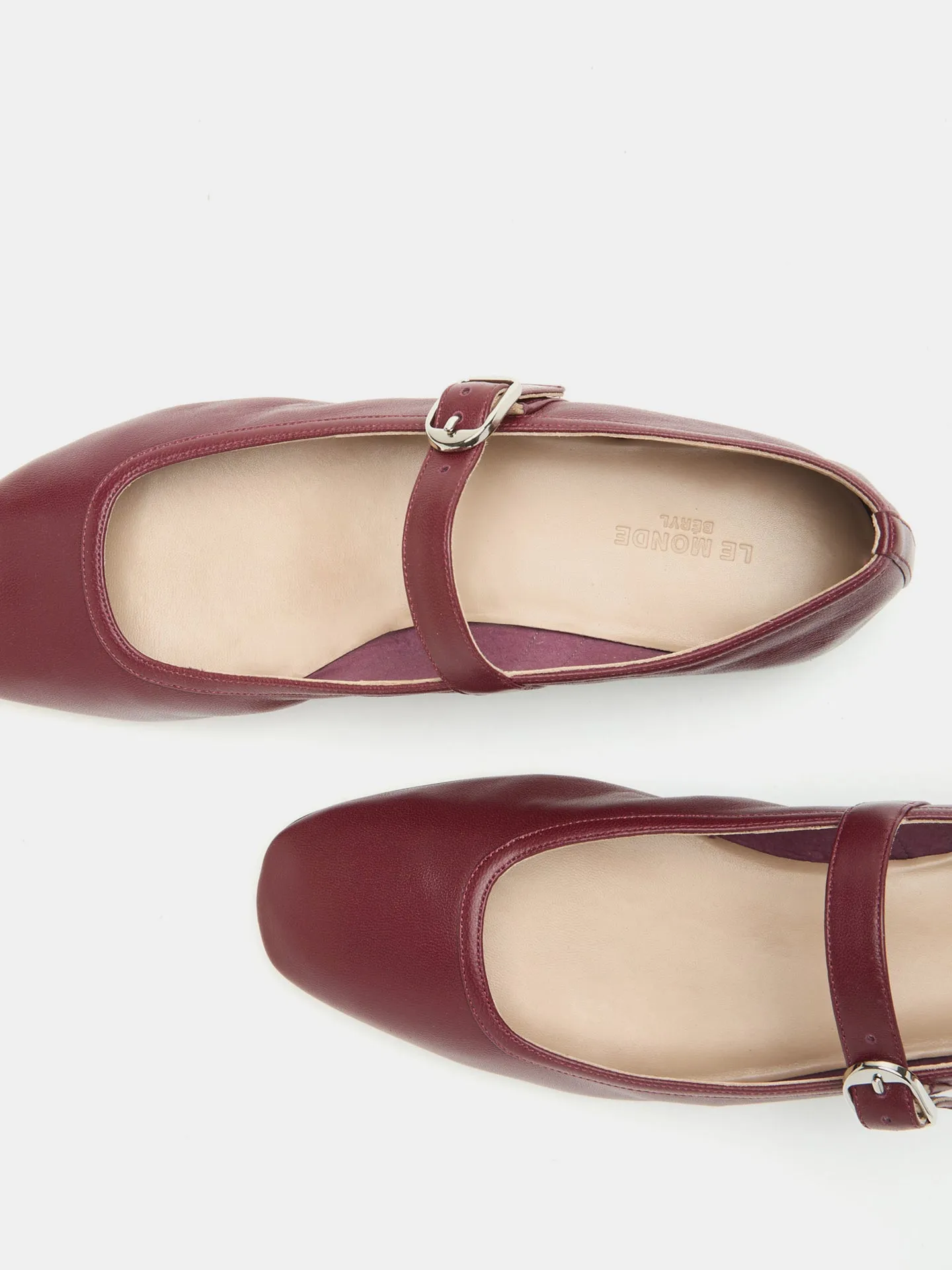 Ballet Mary Jane / Rouge Leather sold by Le Monde Beryl product image thumbnail 4