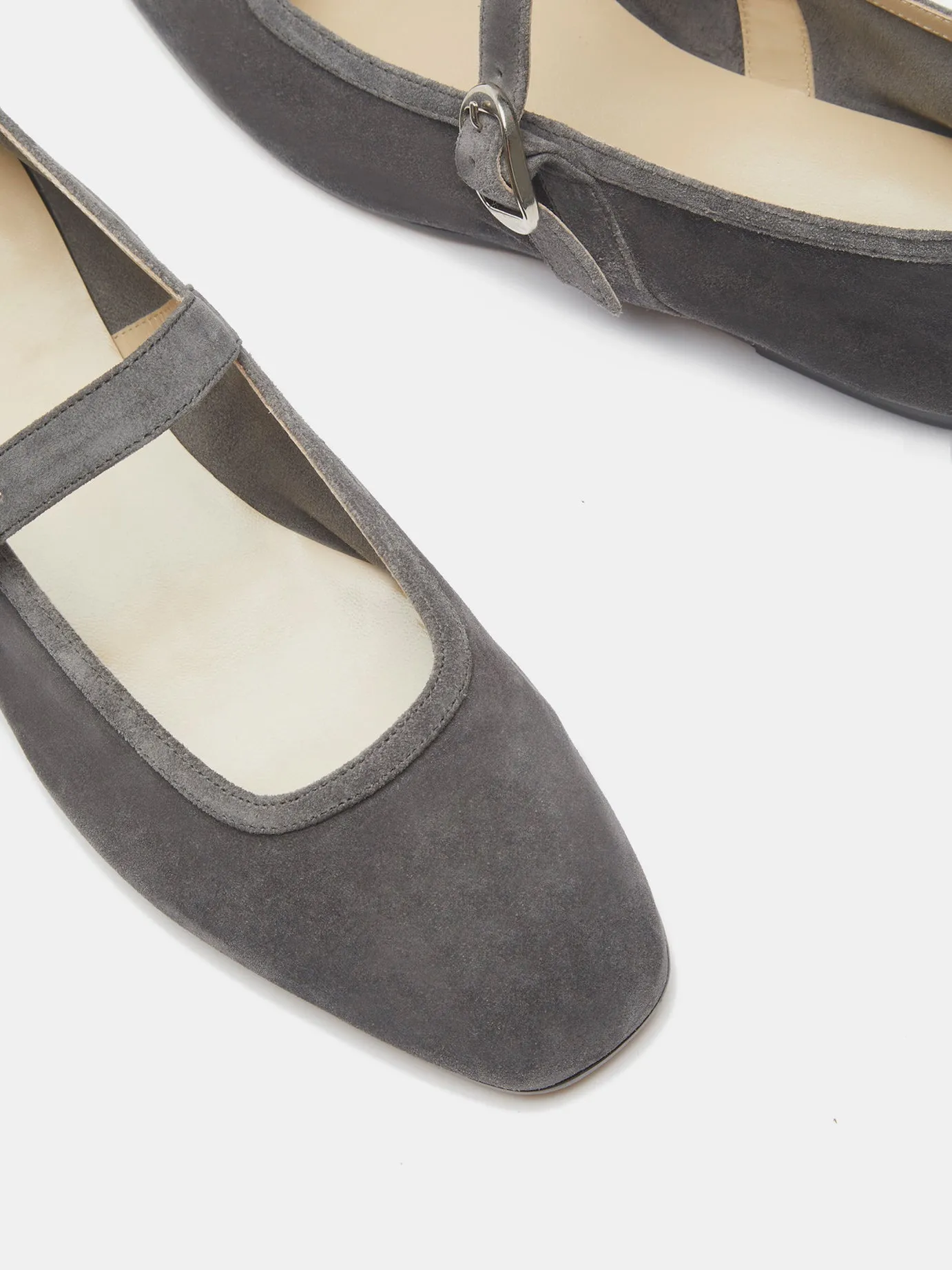 Ballet Mary Jane / Anthracite Suede sold by Le Monde Beryl product image thumbnail 4