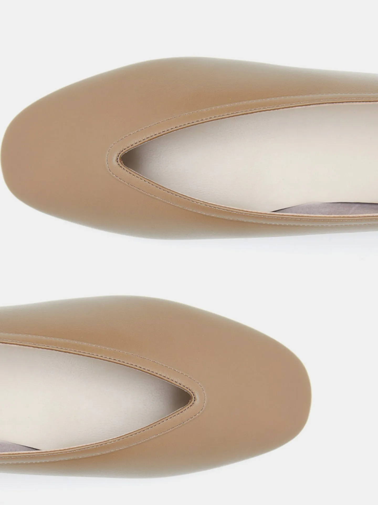 Luna Slipper / Taupe Leather sold by Le Monde Beryl product image thumbnail 5