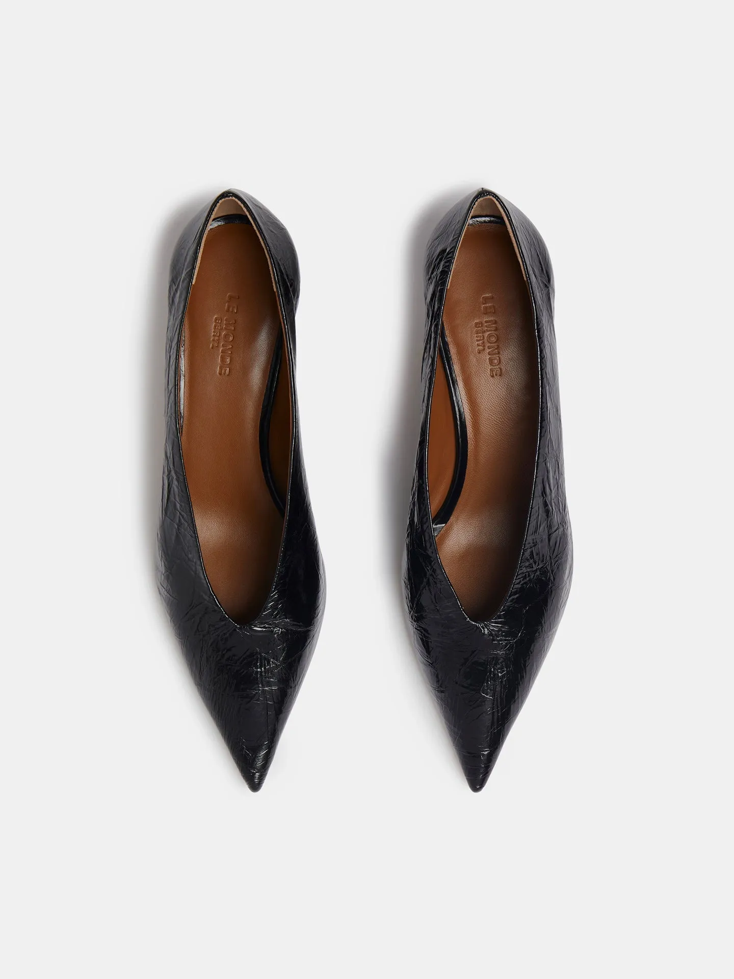 Babouche Kitten / Black Naplack sold by Le Monde Beryl product image thumbnail 3