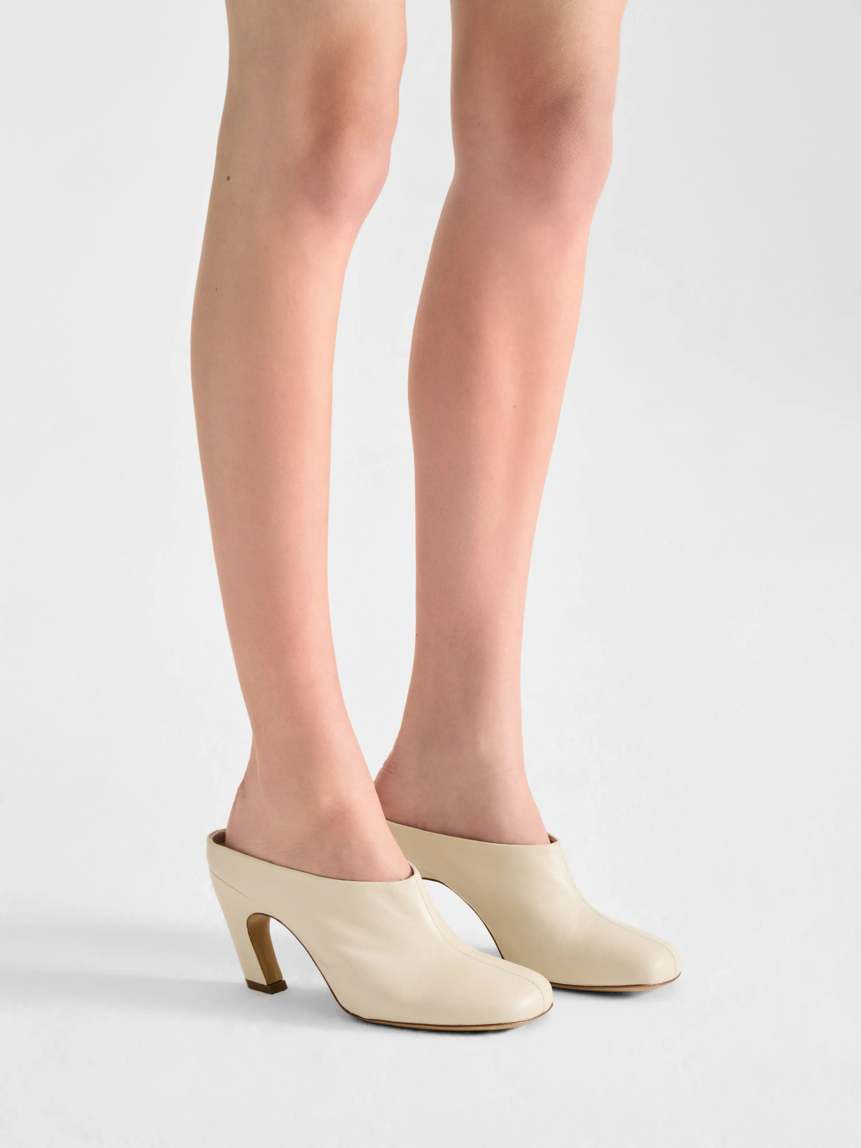 Mica Mule / Ecru Leather sold by Le Monde Beryl product image thumbnail 5