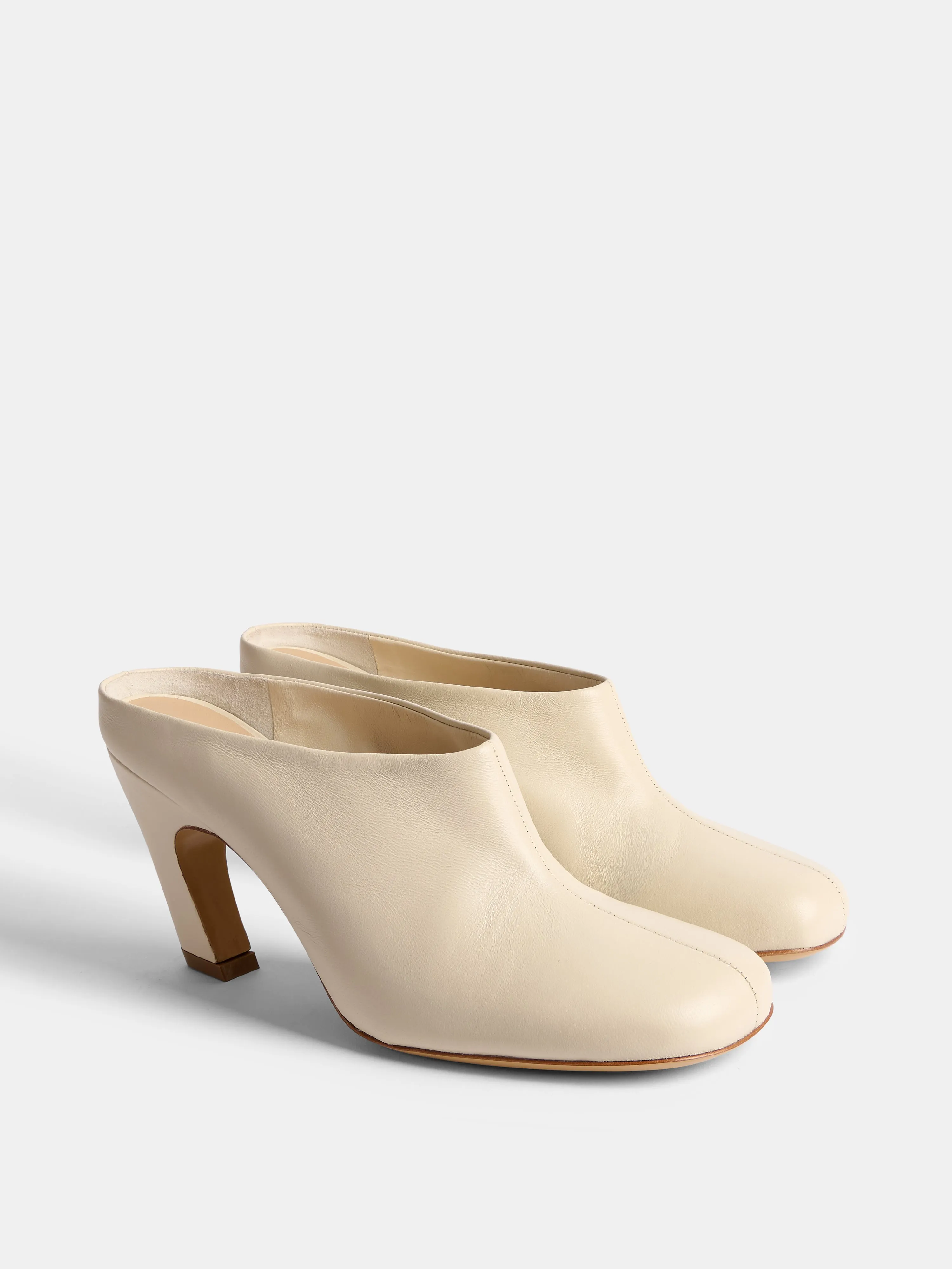 Mica Mule / Ecru Leather sold by Le Monde Beryl product image thumbnail 2