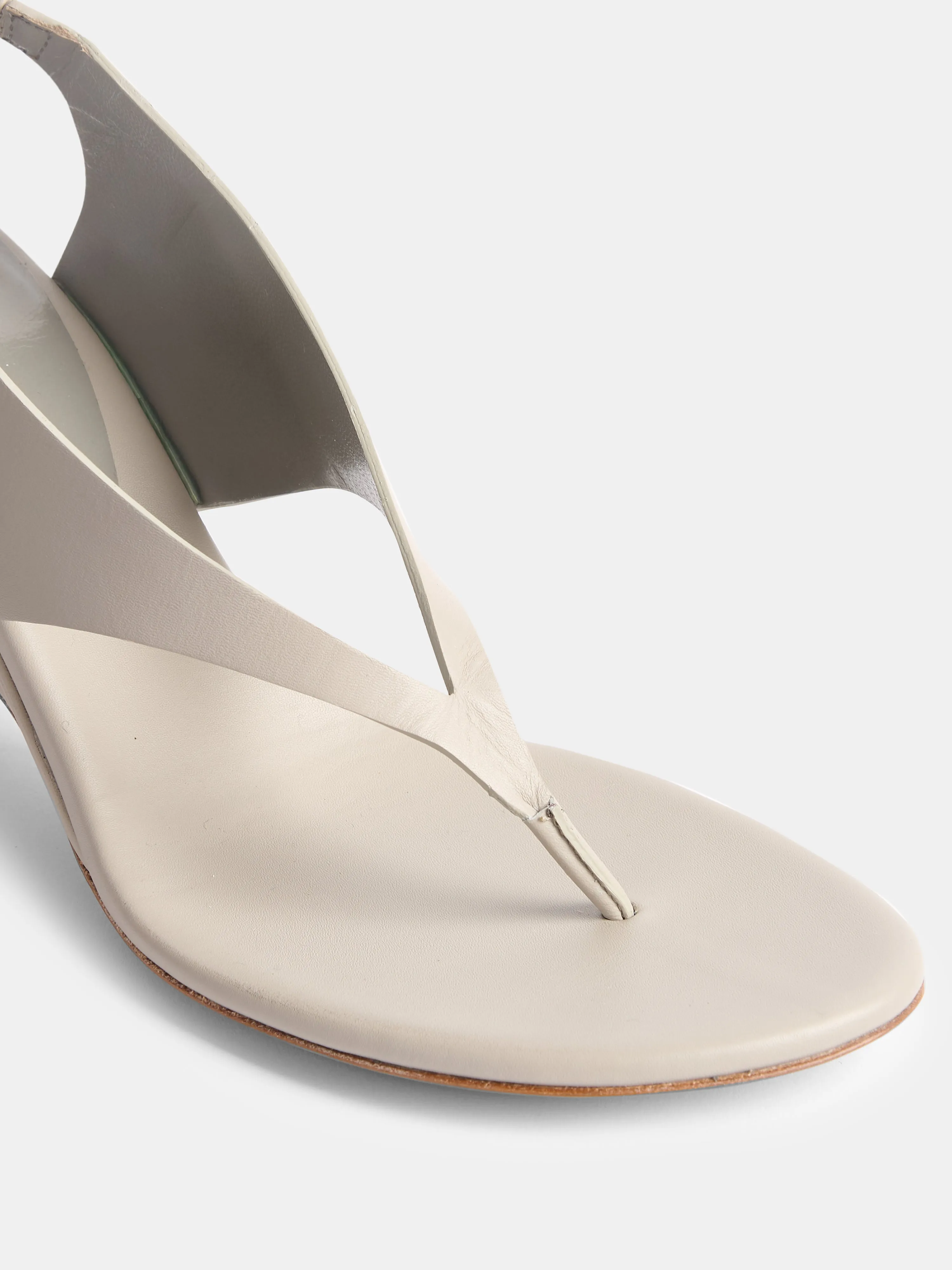 Langley Thong Wedge / New Pearl Leather sold by Le Monde Beryl product image thumbnail 4