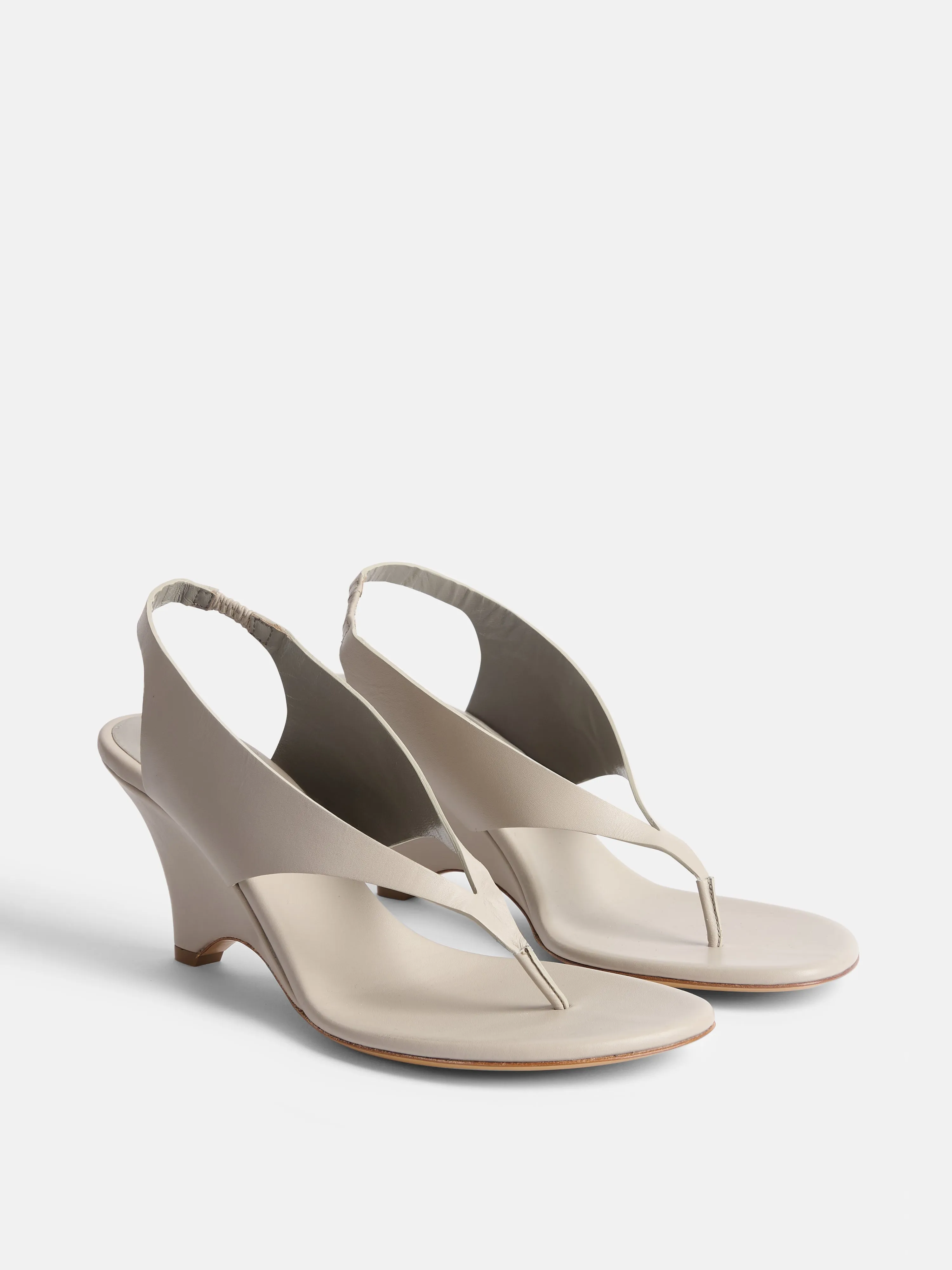 Langley Thong Wedge / New Pearl Leather sold by Le Monde Beryl product image thumbnail 2