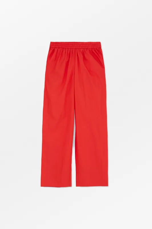 Jasmine pants - Bright red made by Skall Studio