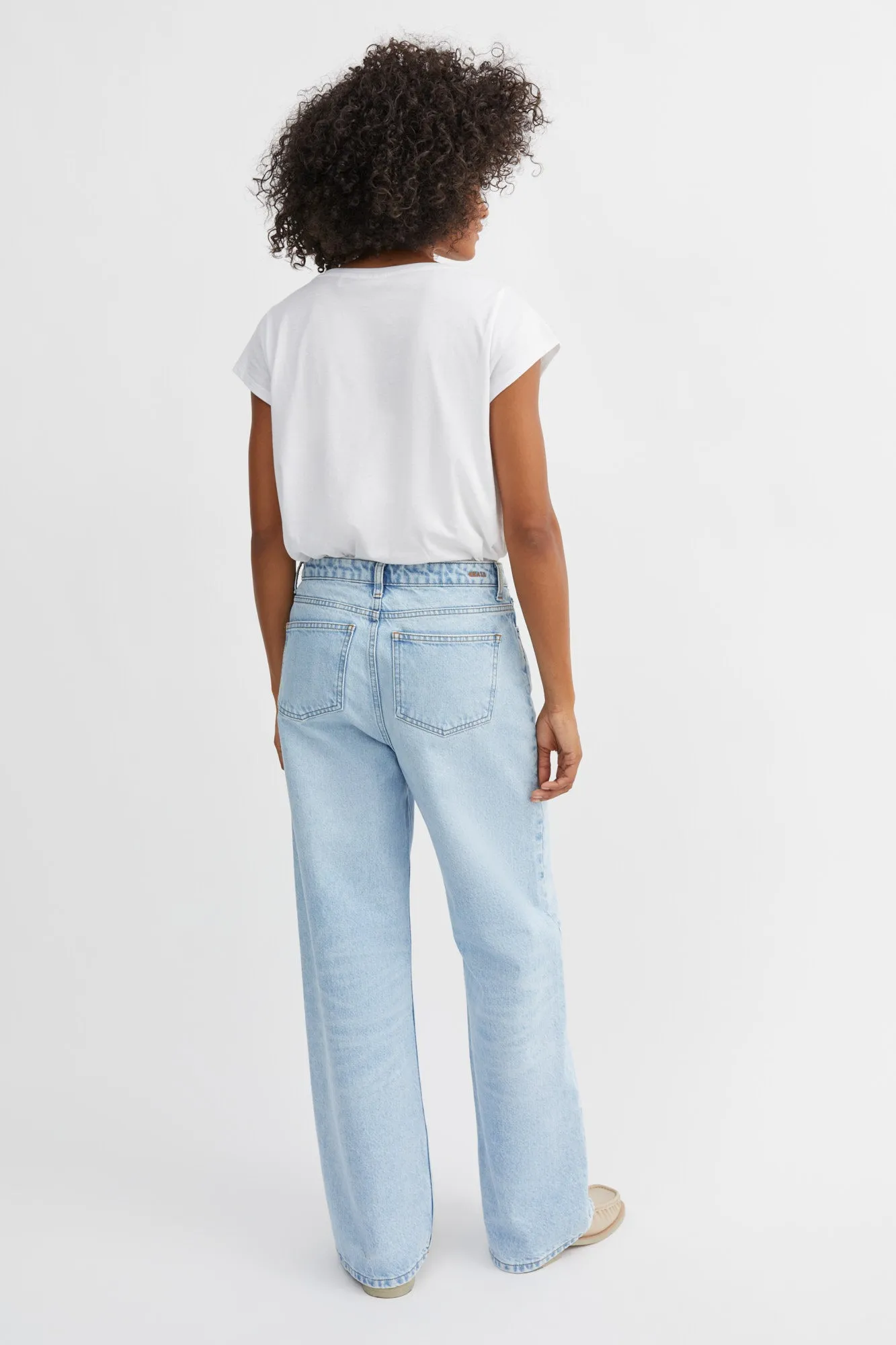 Willow wide jeans - Worn light blue sold by Skall Studio product image thumbnail 4