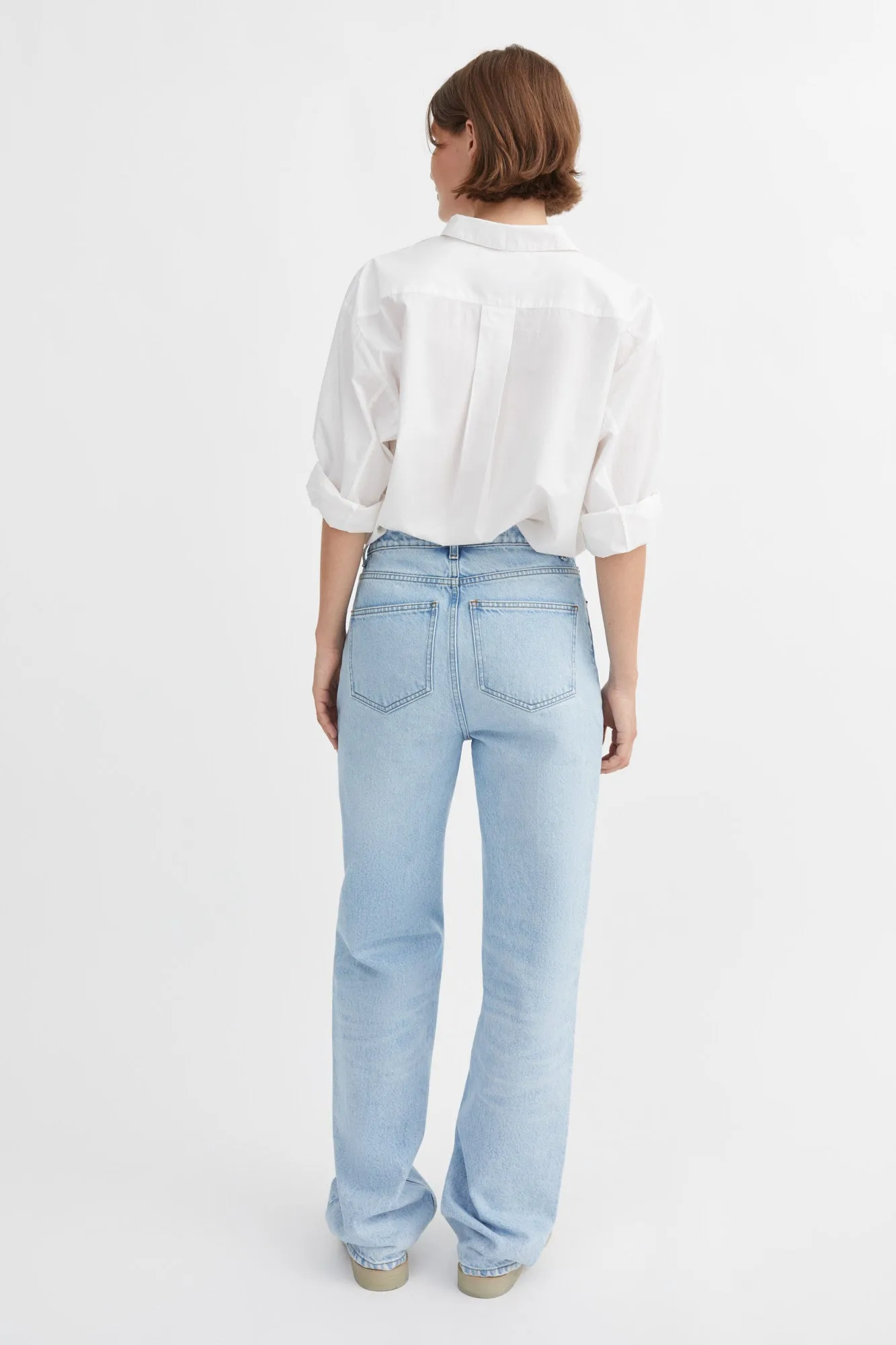 Maddy straight jeans - Worn light blue sold by Skall Studio product image thumbnail 4
