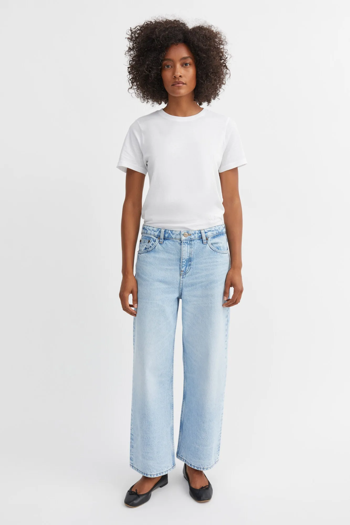 Taylor cropped jeans - Worn light blue sold by Skall Studio product image thumbnail 2