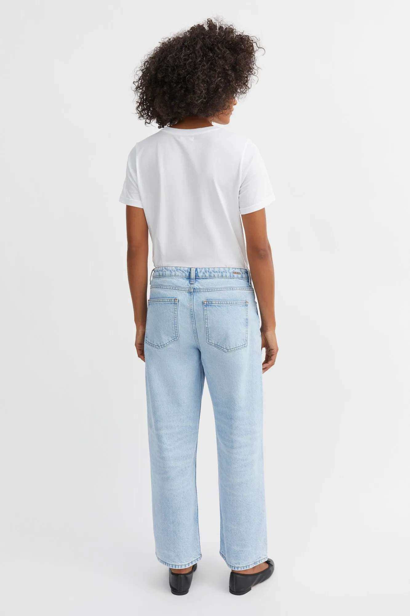 Taylor cropped jeans - Worn light blue sold by Skall Studio product image thumbnail 4
