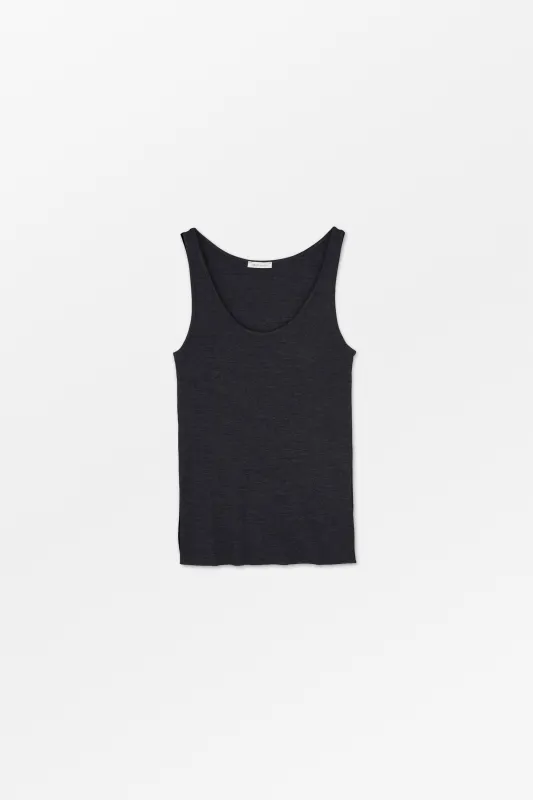 Amy top - Dark Grey Melange made by Skall Studio