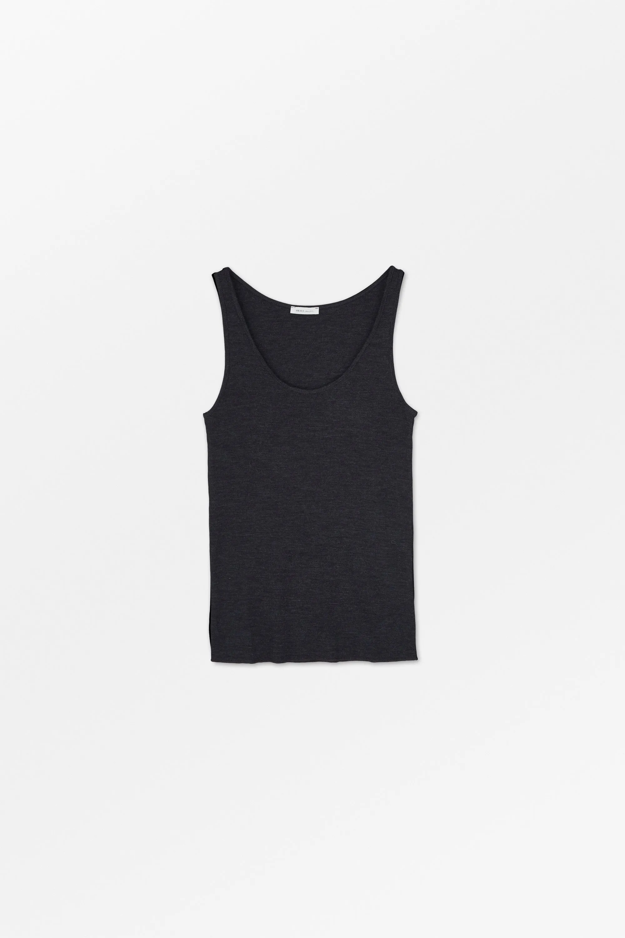 Amy top - Dark Grey Melange sold by Skall Studio