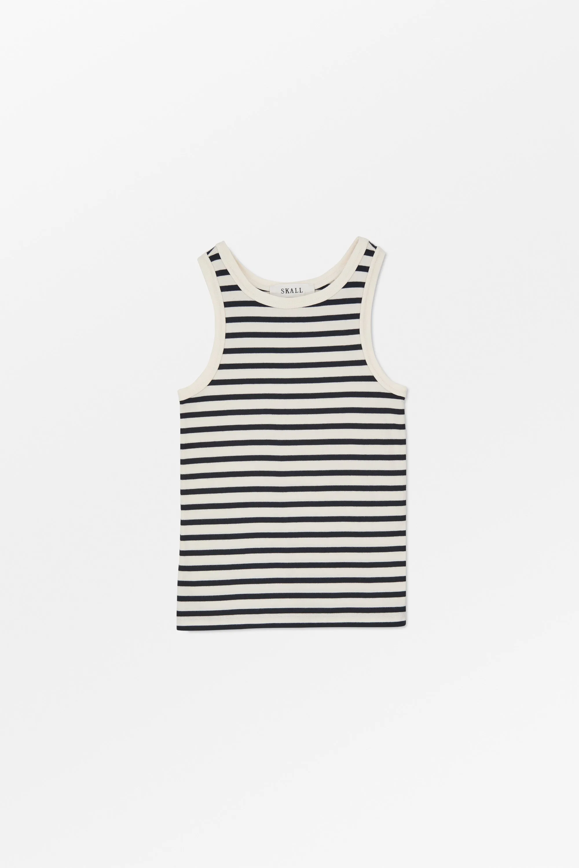 Loui tank top - Dark navy/White stripe sold by Skall Studio