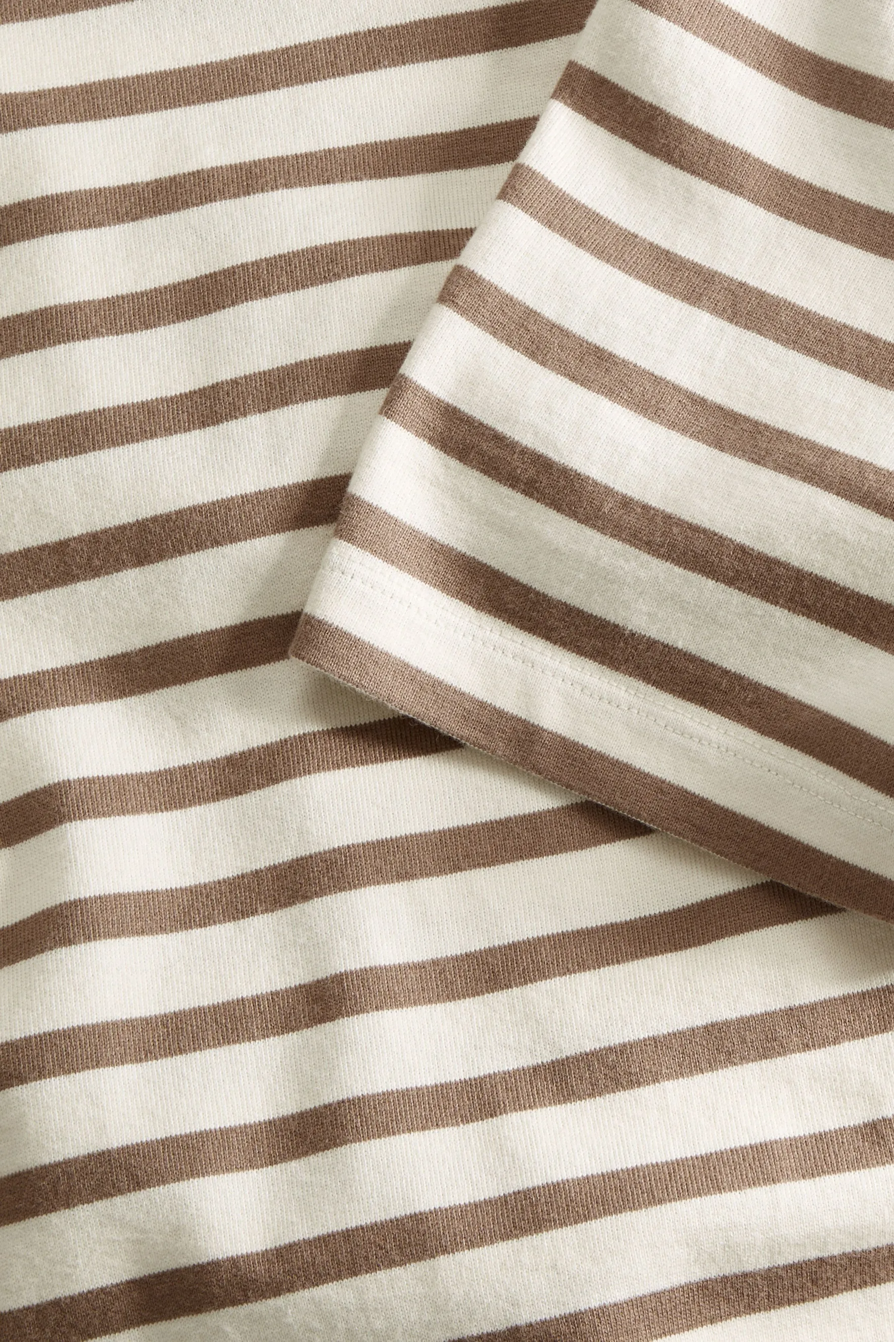 Loui regular tee - Light brown/White stripe sold by Skall Studio product image thumbnail 5