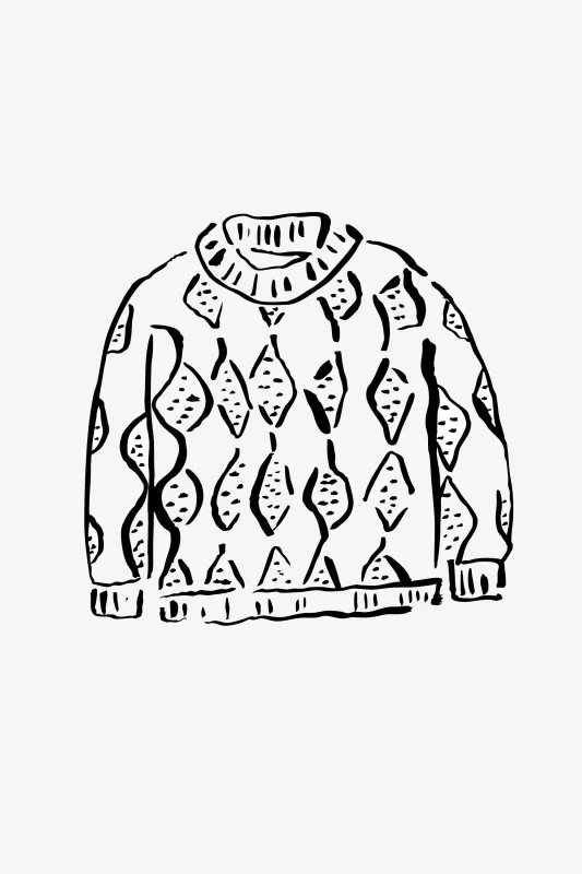 Skagen Knit Knitting Pattern made by Skall Studio