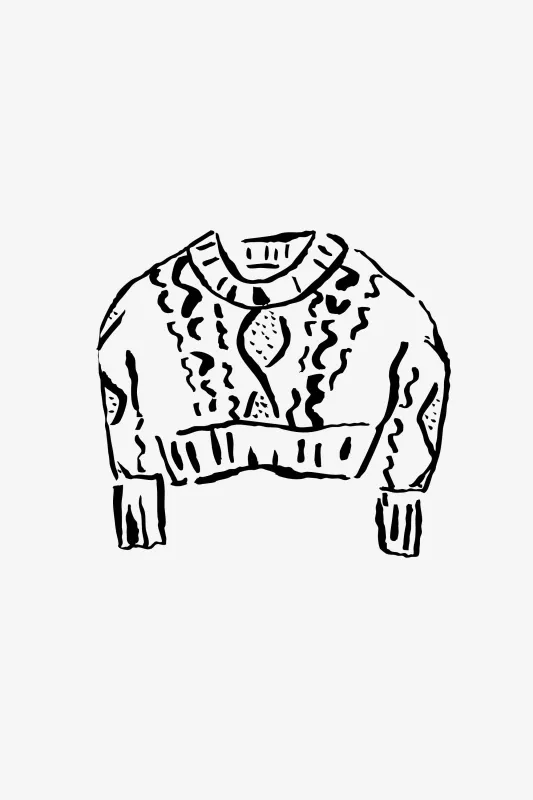 Fisherman Knit Knitting Pattern made by Skall Studio