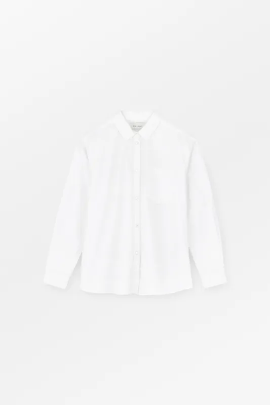 May shirt - Optic white made by Skall Studio