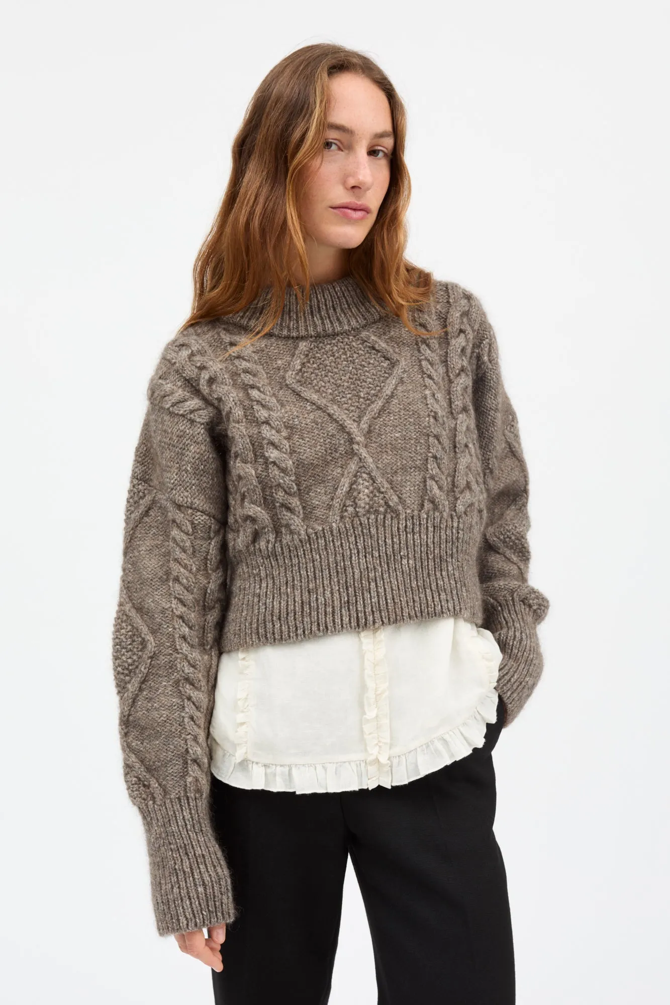 Fisherman jumper - Light brown sold by Skall Studio product image thumbnail 2