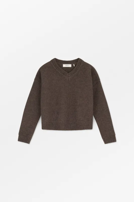 Elly jumper - Brown made by Skall Studio