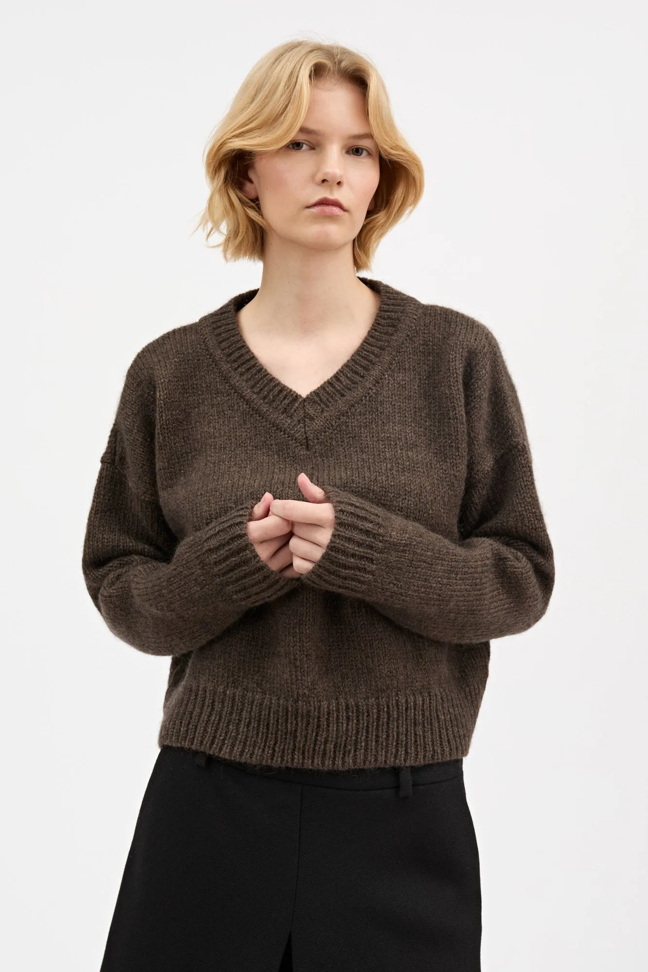 Elly jumper - Brown sold by Skall Studio product image thumbnail 2