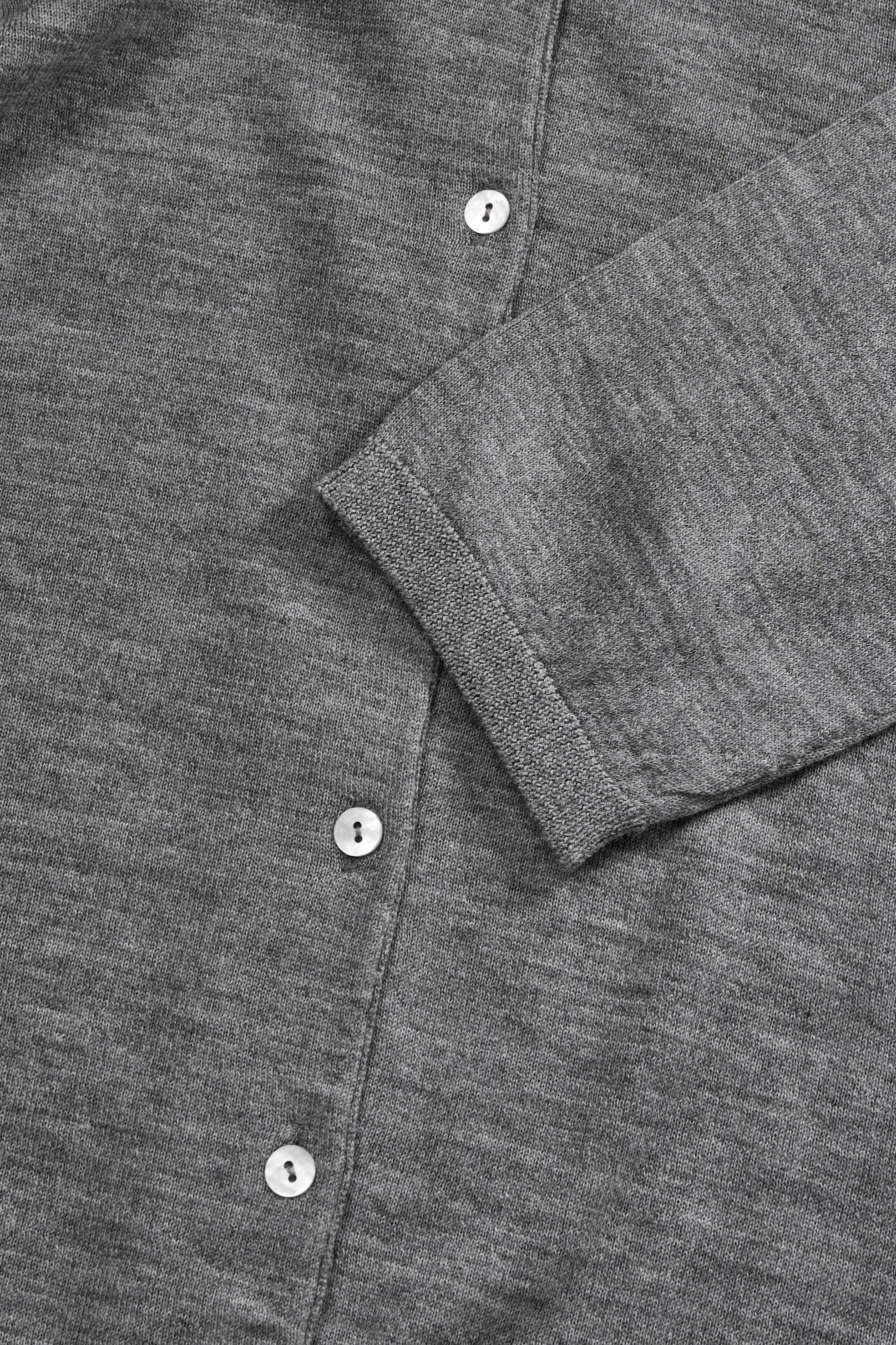 Amethyst cardigan - Grey melange sold by Skall Studio product image thumbnail 5